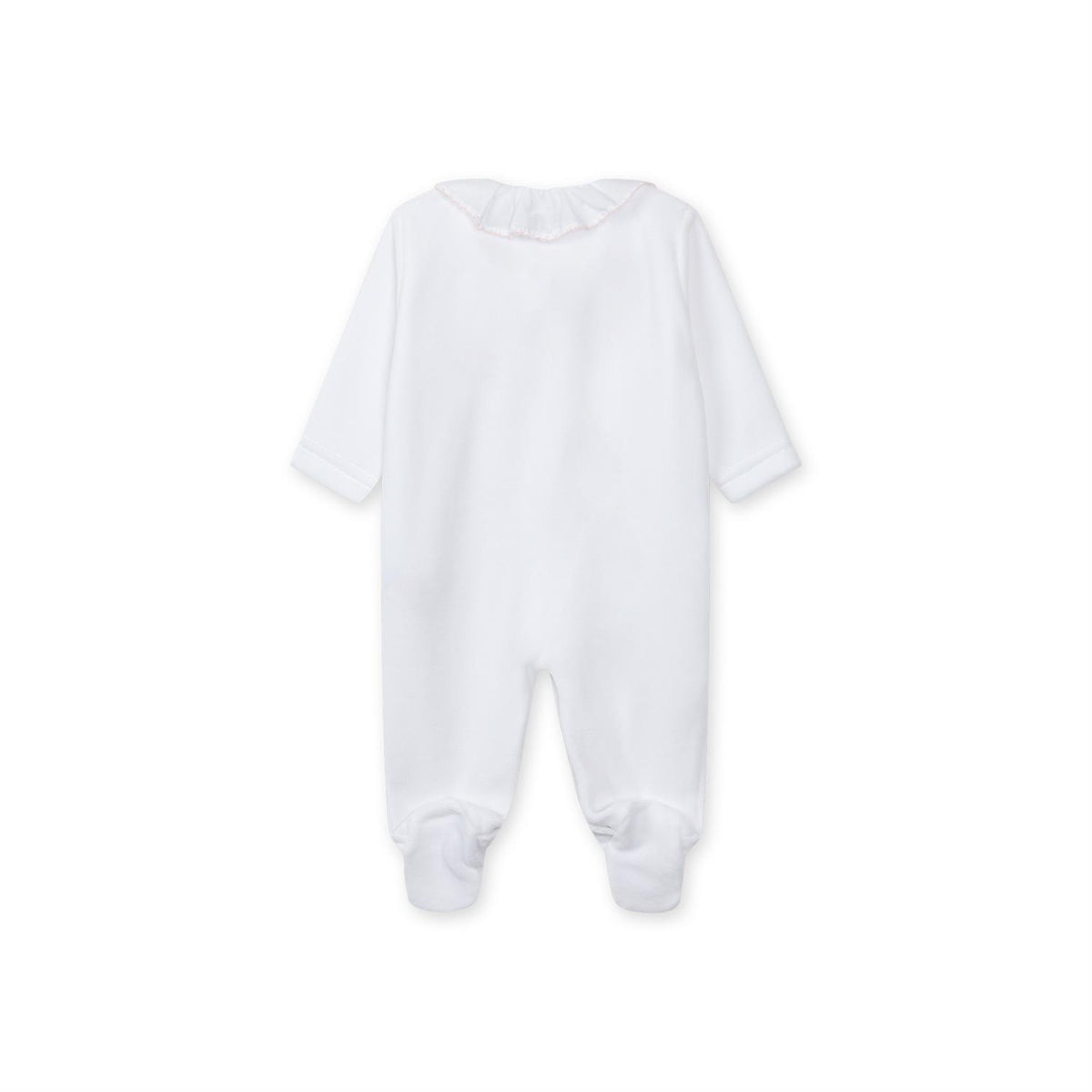 BABY GI Velourdress m/Fot,Rocking Horse Hvit/Rosa