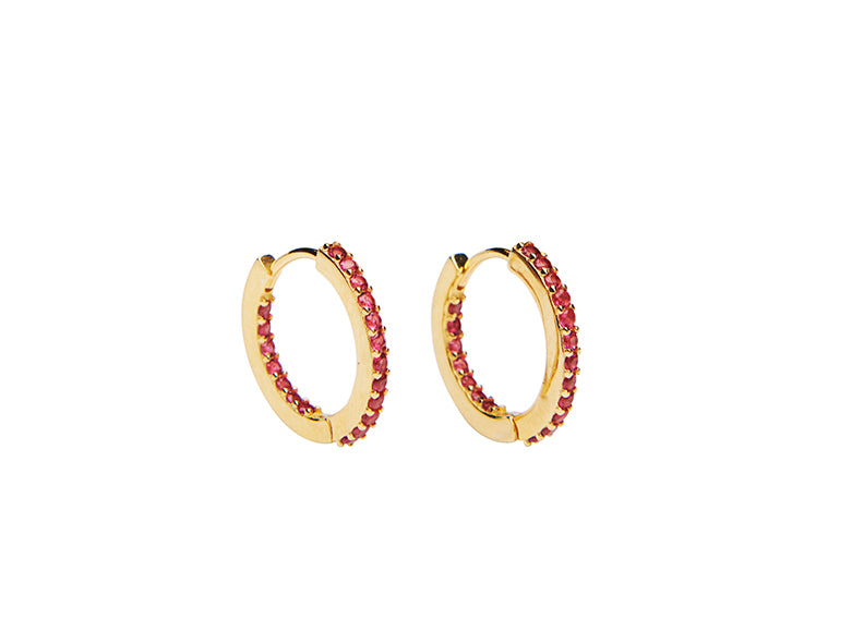 PICO Rainy Medium Hoop Pink