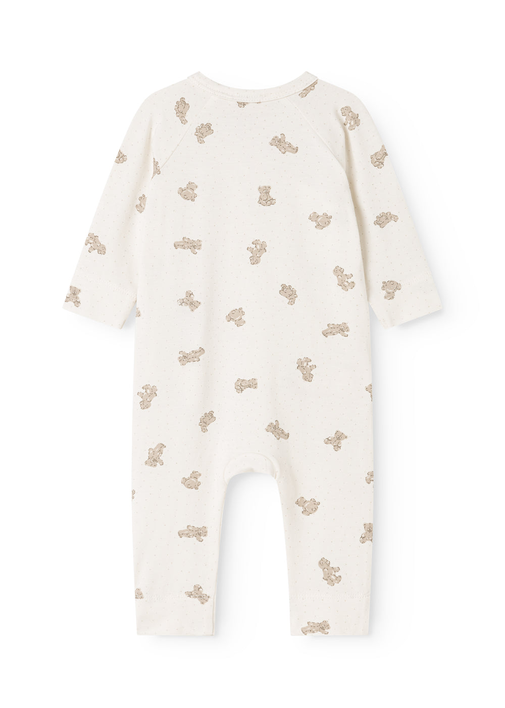 MARMAR COPENHAGEN 0-3ÅR Rulo heldress u/fot,Teddybears Krem