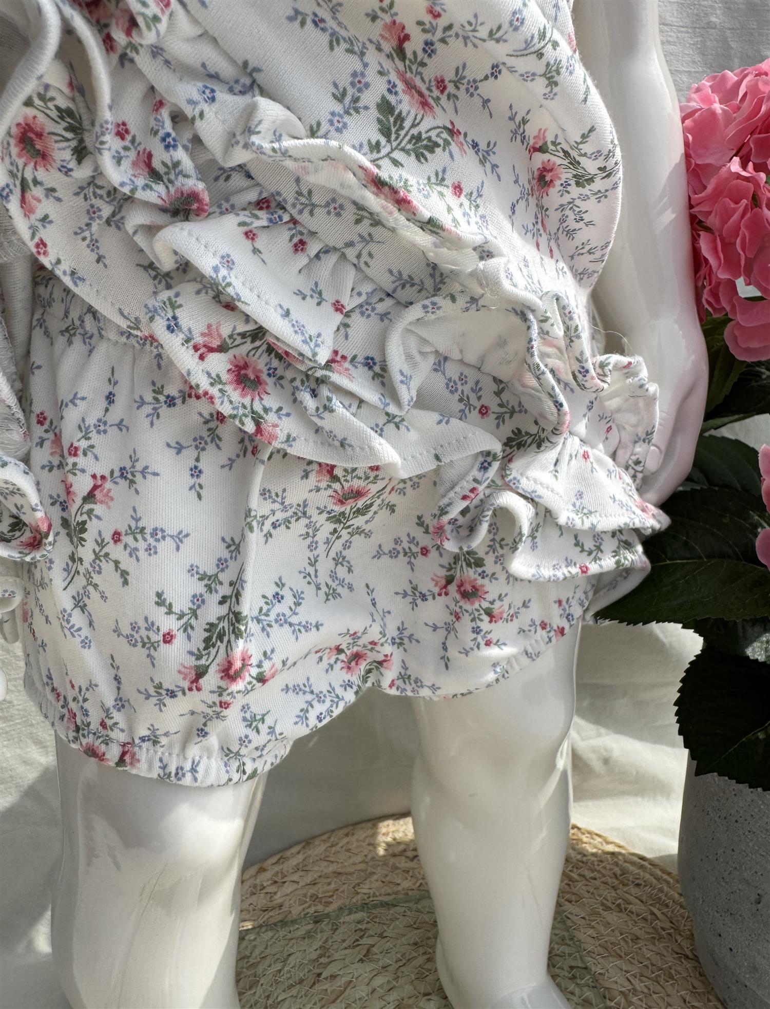 RALPH LAUREN Baby 0-24mnd. Sett med kjole og truse Blomstret - Farmor Ingvarda