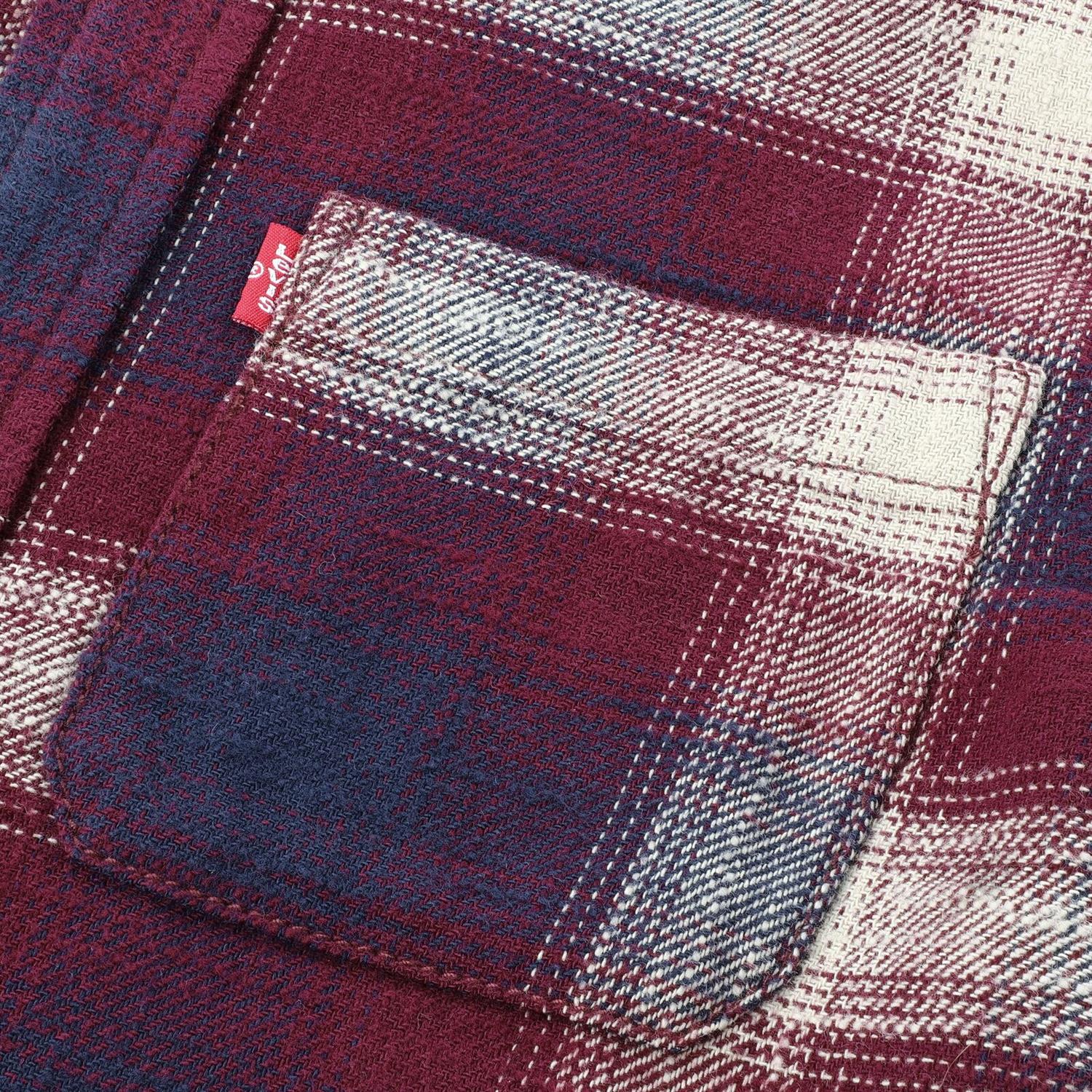 LEVIS 4-14ÅR Rutet flanellskjorte