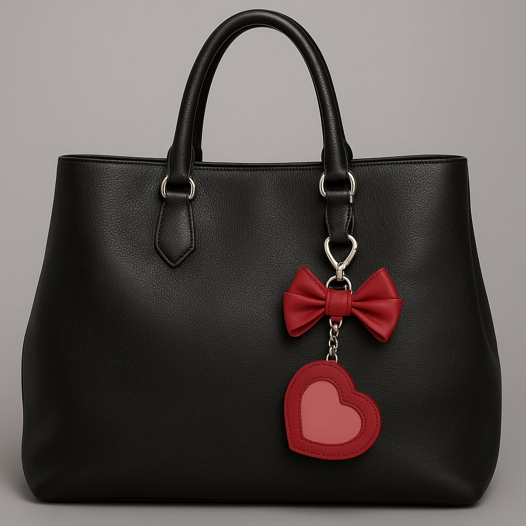 SUI AVA I love you bag charm Rød