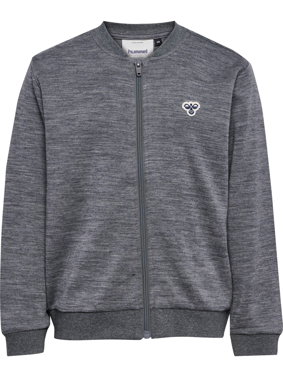 HUMMEL 4-14ÅR Ulljakke Jr. Bee Dark Grey Melange
