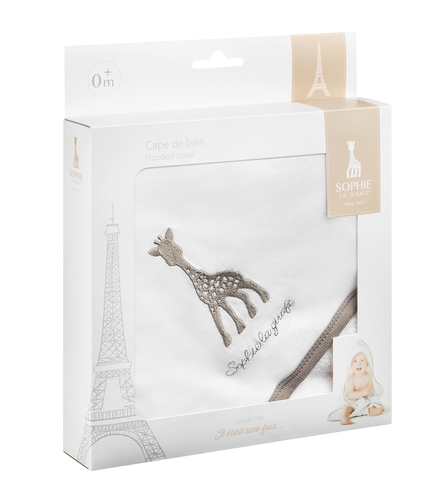 VULLI, SOPHIE LA GIRAFE Hooded bath towel,Sophie la girafe Hvit