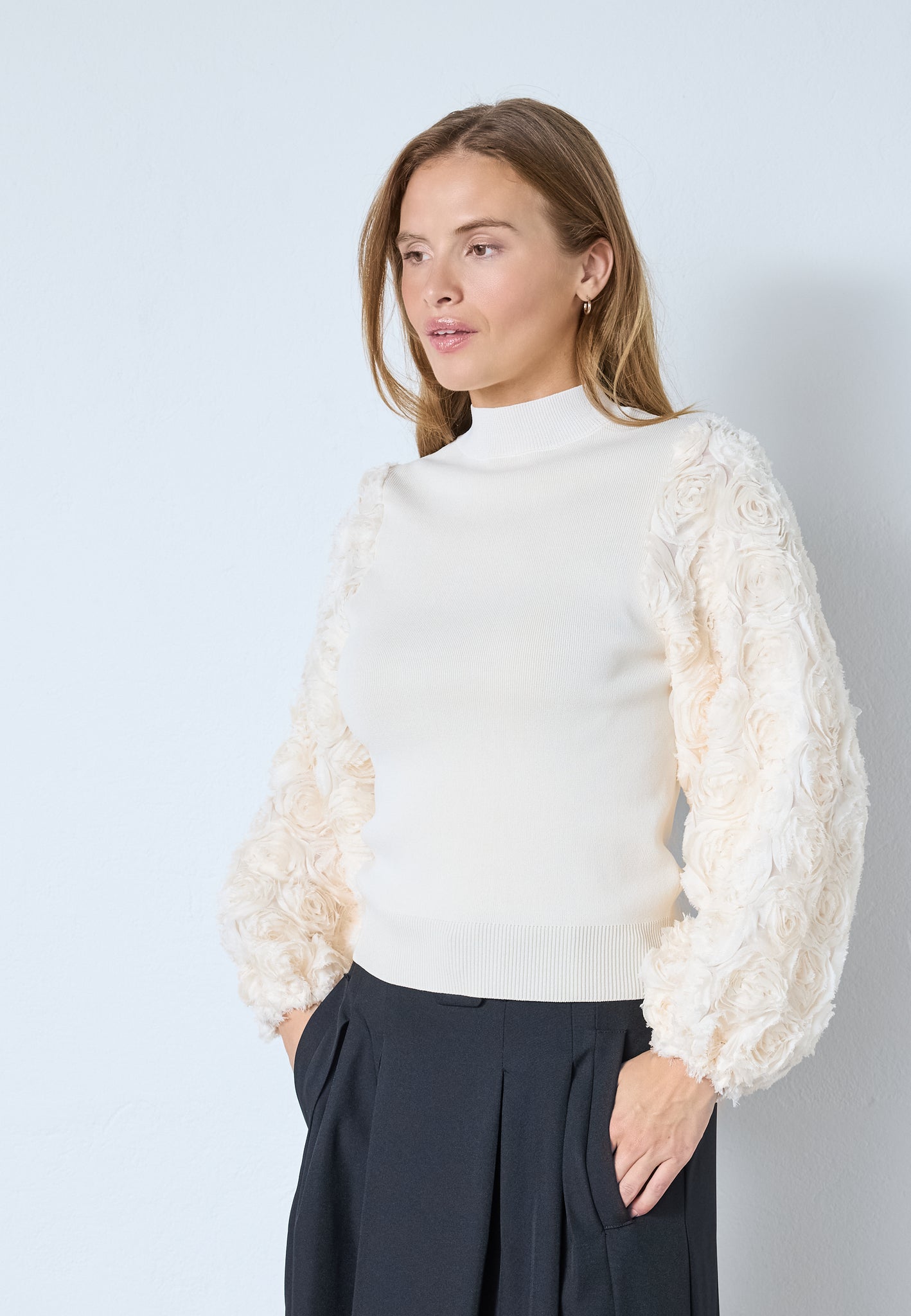 CO´ COUTURE Mercia Rose Mix Knit - Farmor Ingvarda