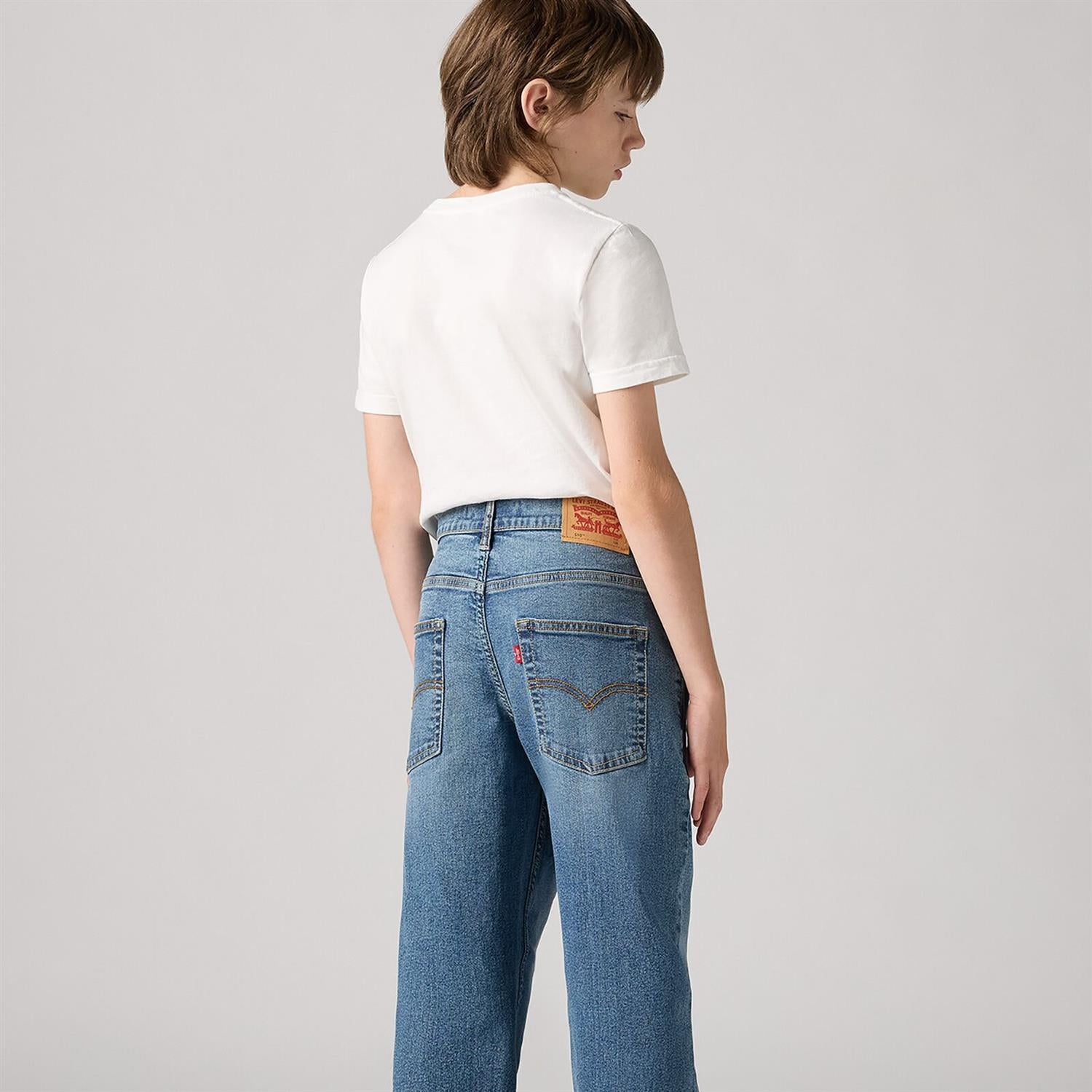 LEVIS 4-14ÅR 551Z Authentic Straight Jeans Blå