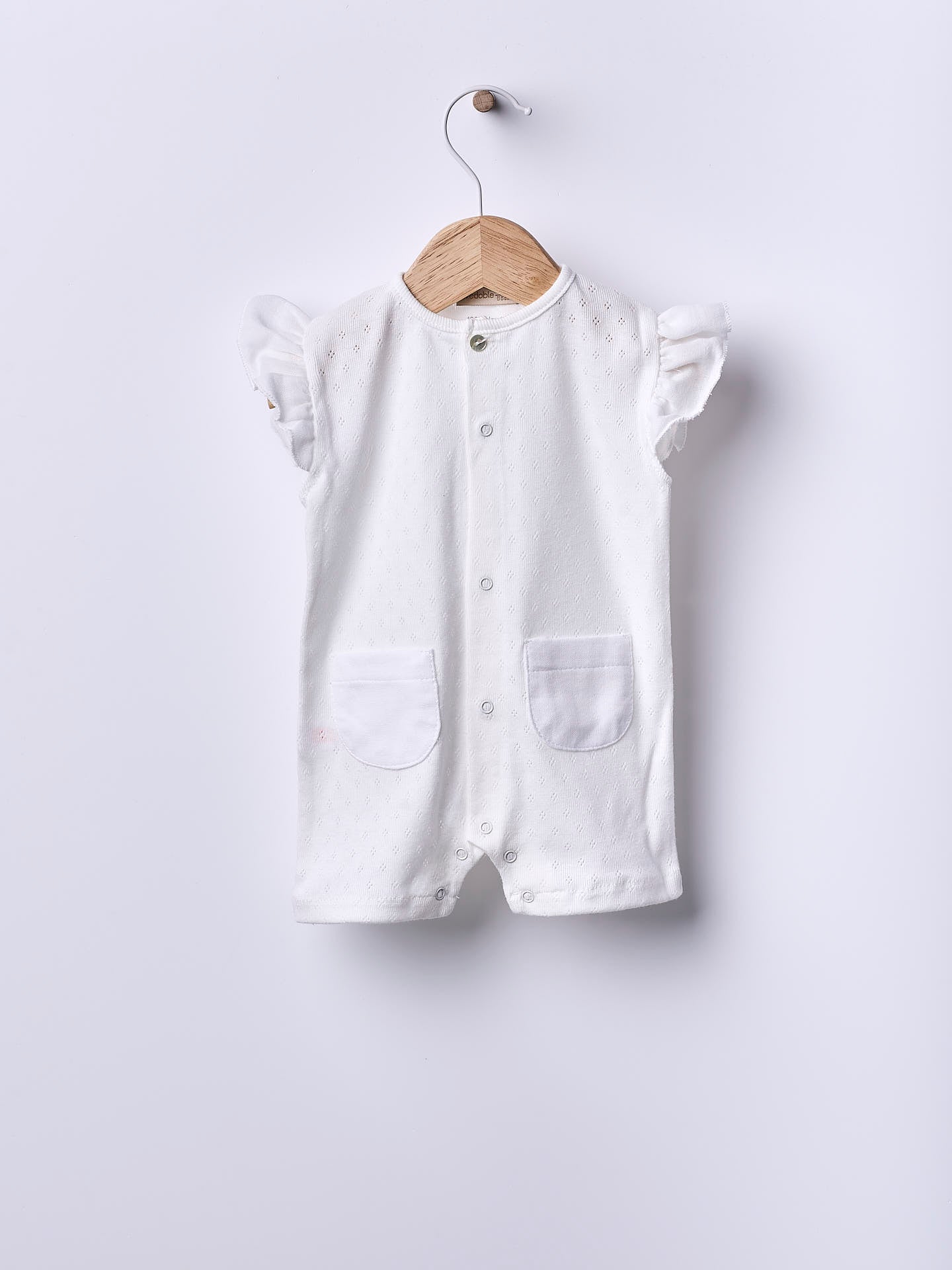 WEDOBLE Rib Sommerdress,Pointelle Krem