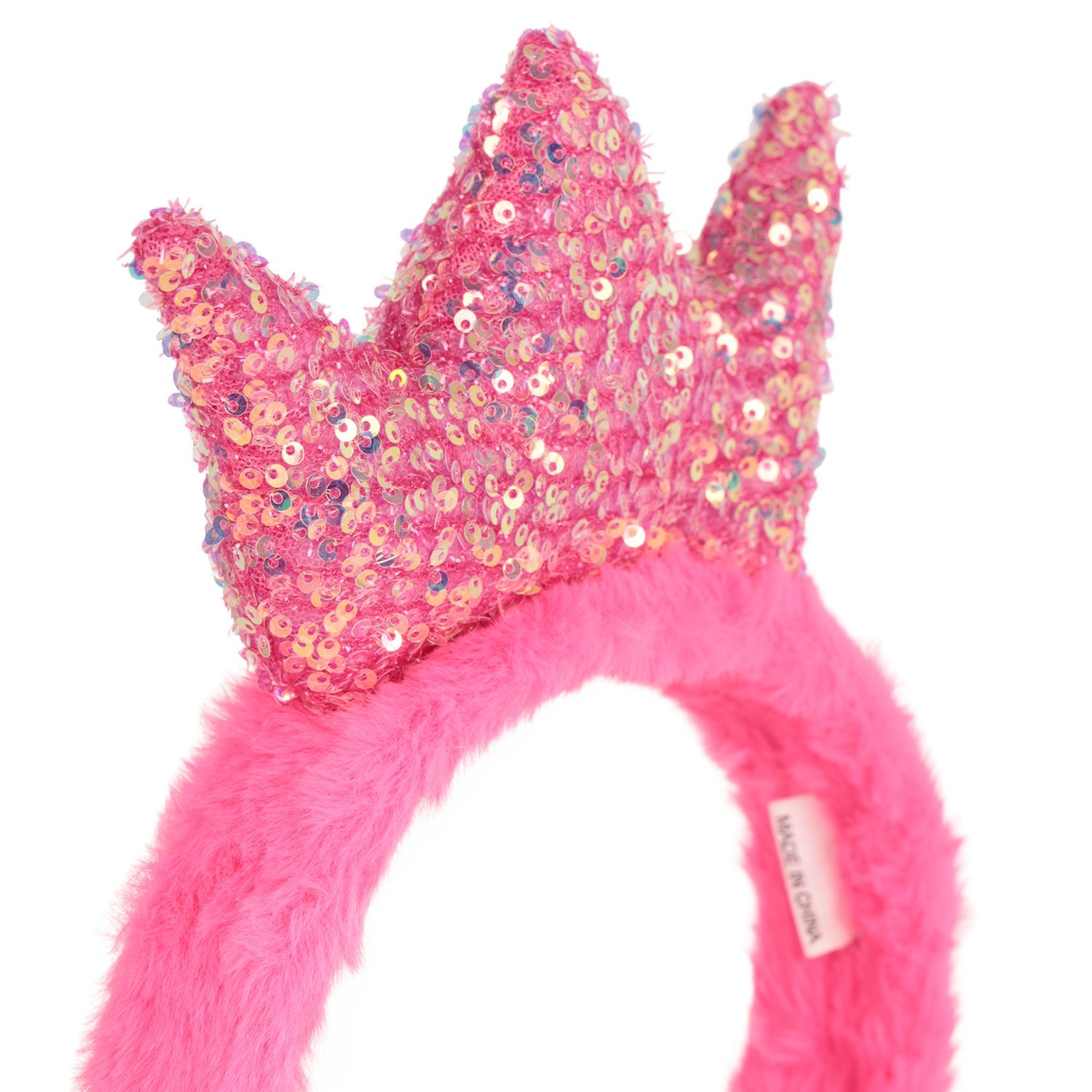 BILLIEBLUSH Ørevarmer,Krone Rosa