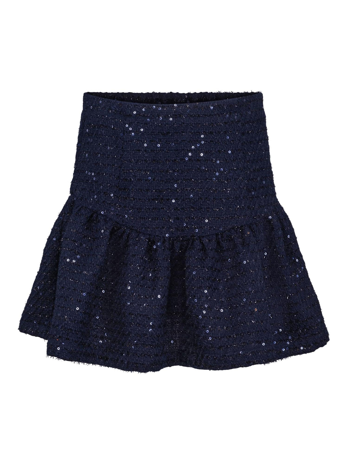 VILJE OG VE Laila skjørt,Boucle Midnight Navy