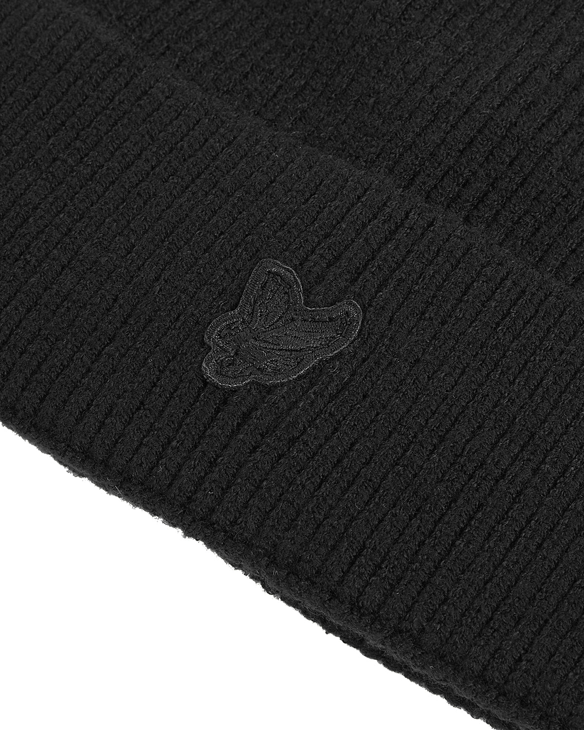 LYLE & SCOTT Tonal Beanie,Jet Black Svart
