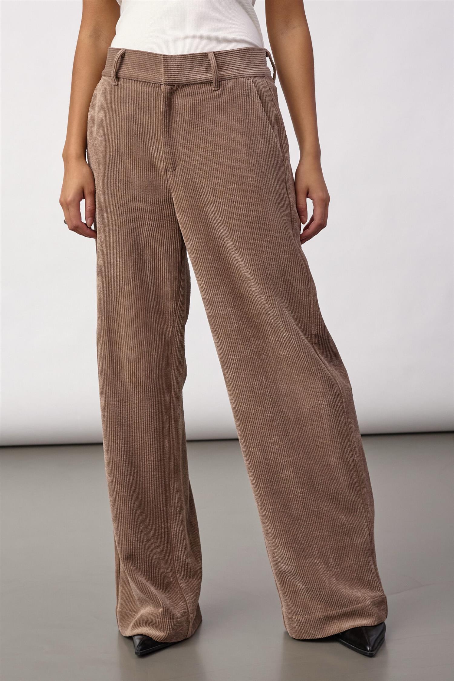 CO´ COUTURE Daisy Cord Pant Walnut