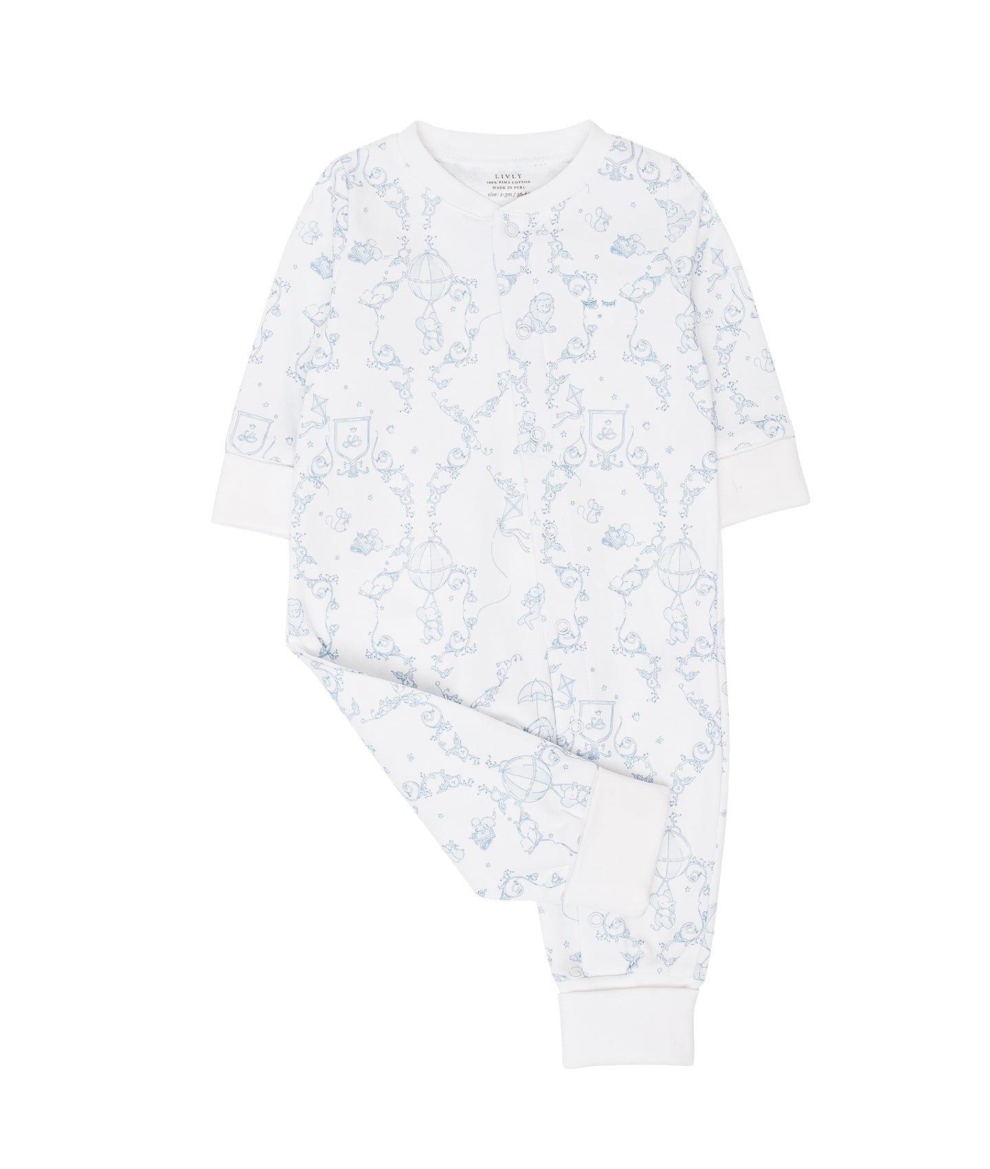 LIVLY Wonderland Overall Hvit/Blå