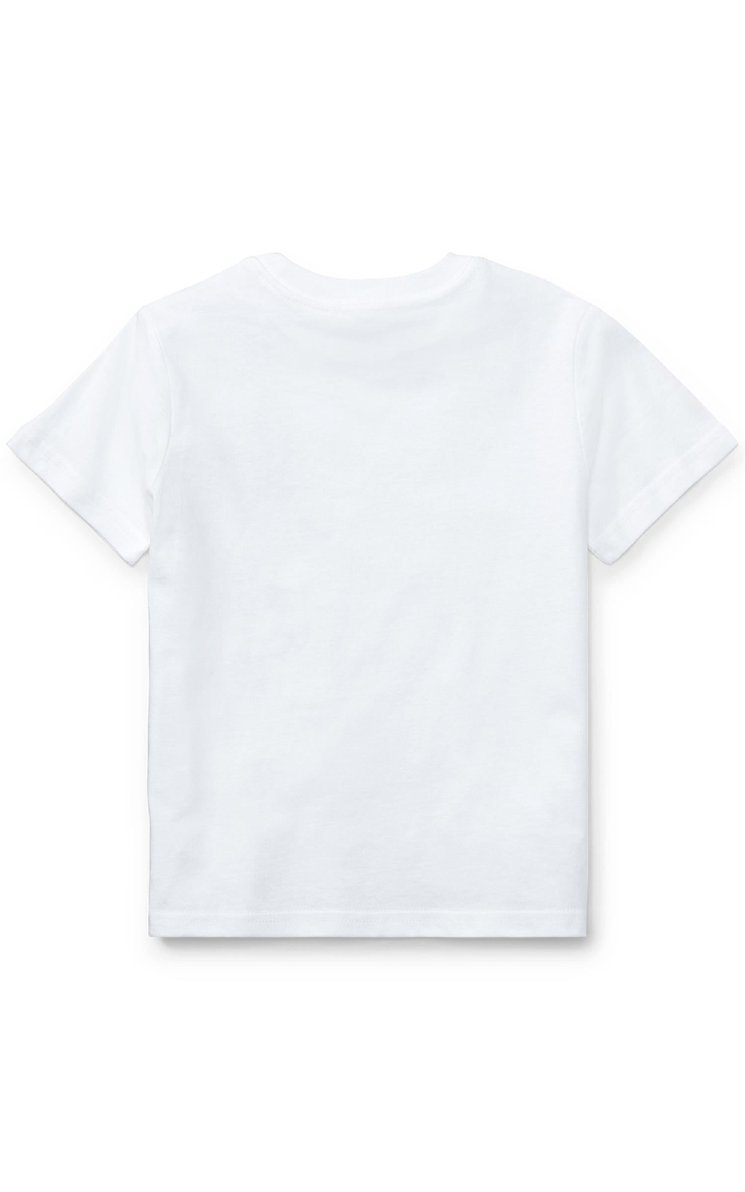 RALPH LAUREN 2-7År SS CN T-shirt Hvit