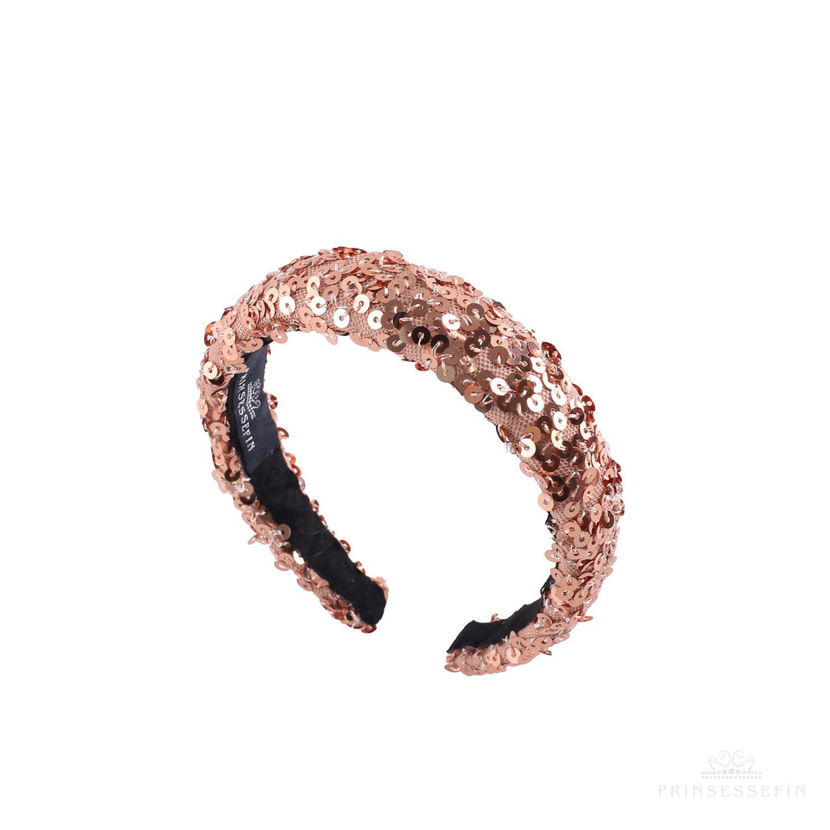 PRINSESSEFIN Helena Sequin Alice band Rosegull