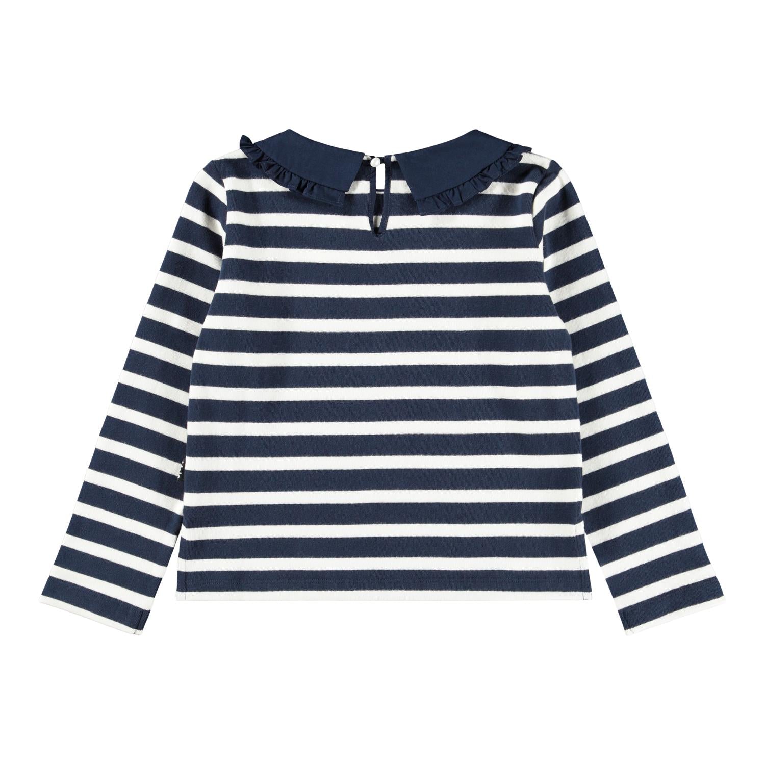 MOLO 4-12ÅR Rama Genser Mørkeblå/Krem