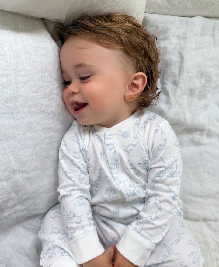 LIVLY Wonderland Overall Hvit/Blå