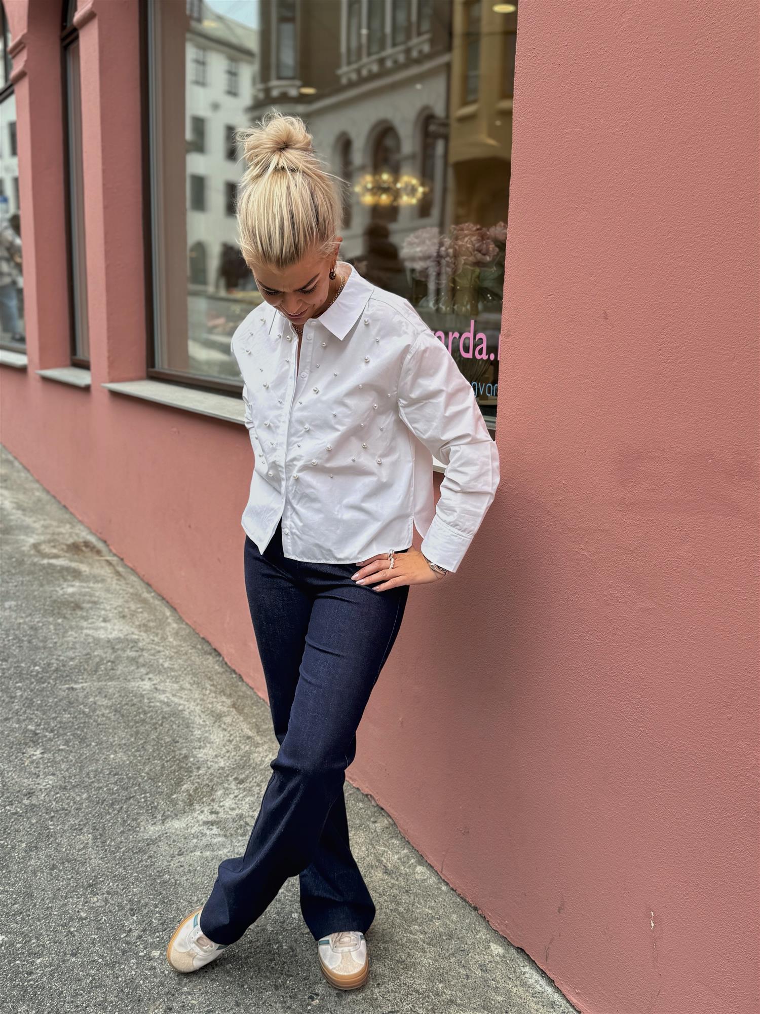 RUE de FEMME Olana Wide Pants Blue Denim