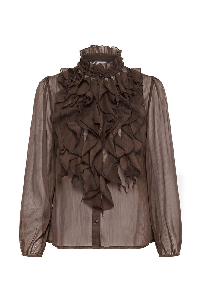 SAINT TROPEZ Lilja Crinkle Shirt