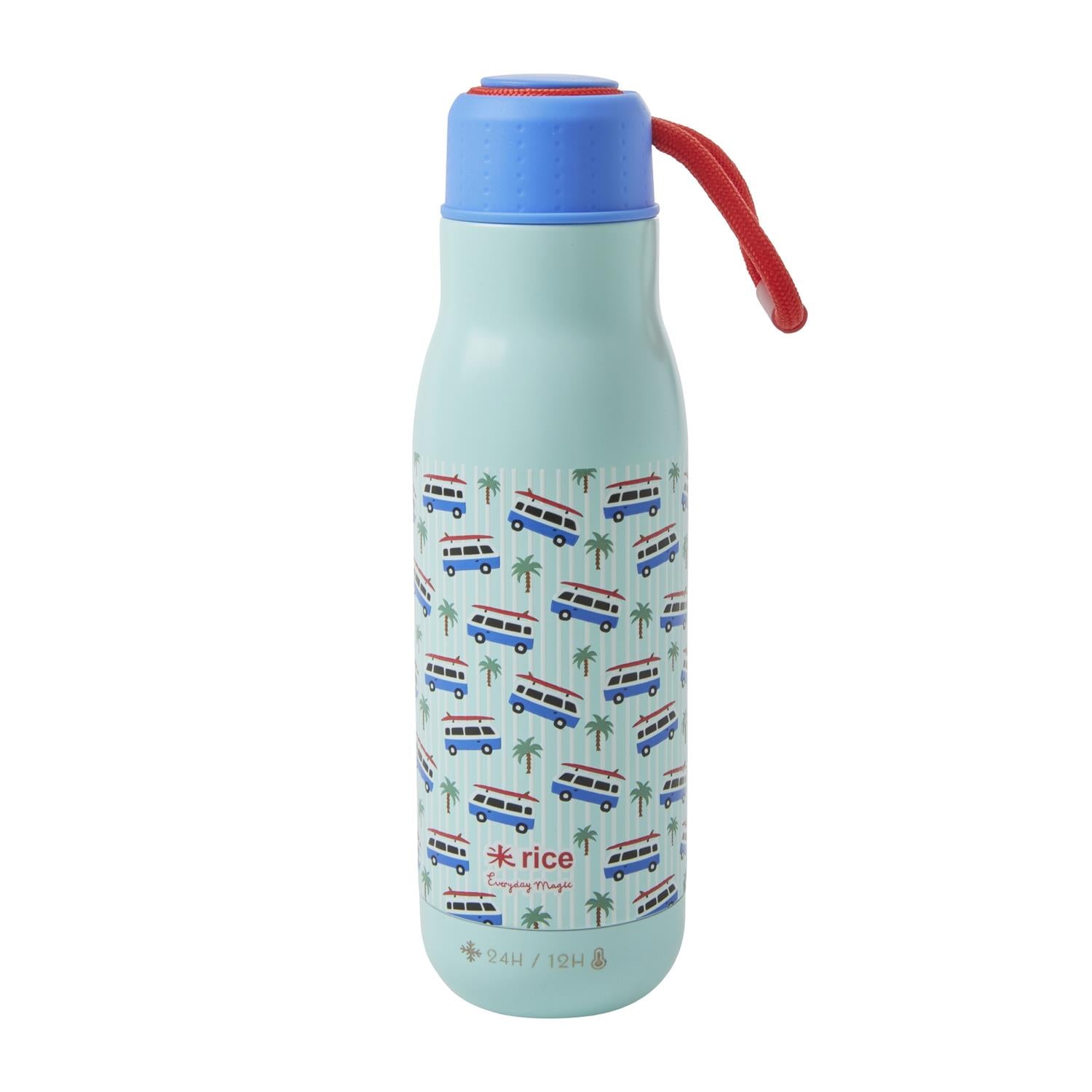 RICE Stainless Steel Bottle,500ml,Cars