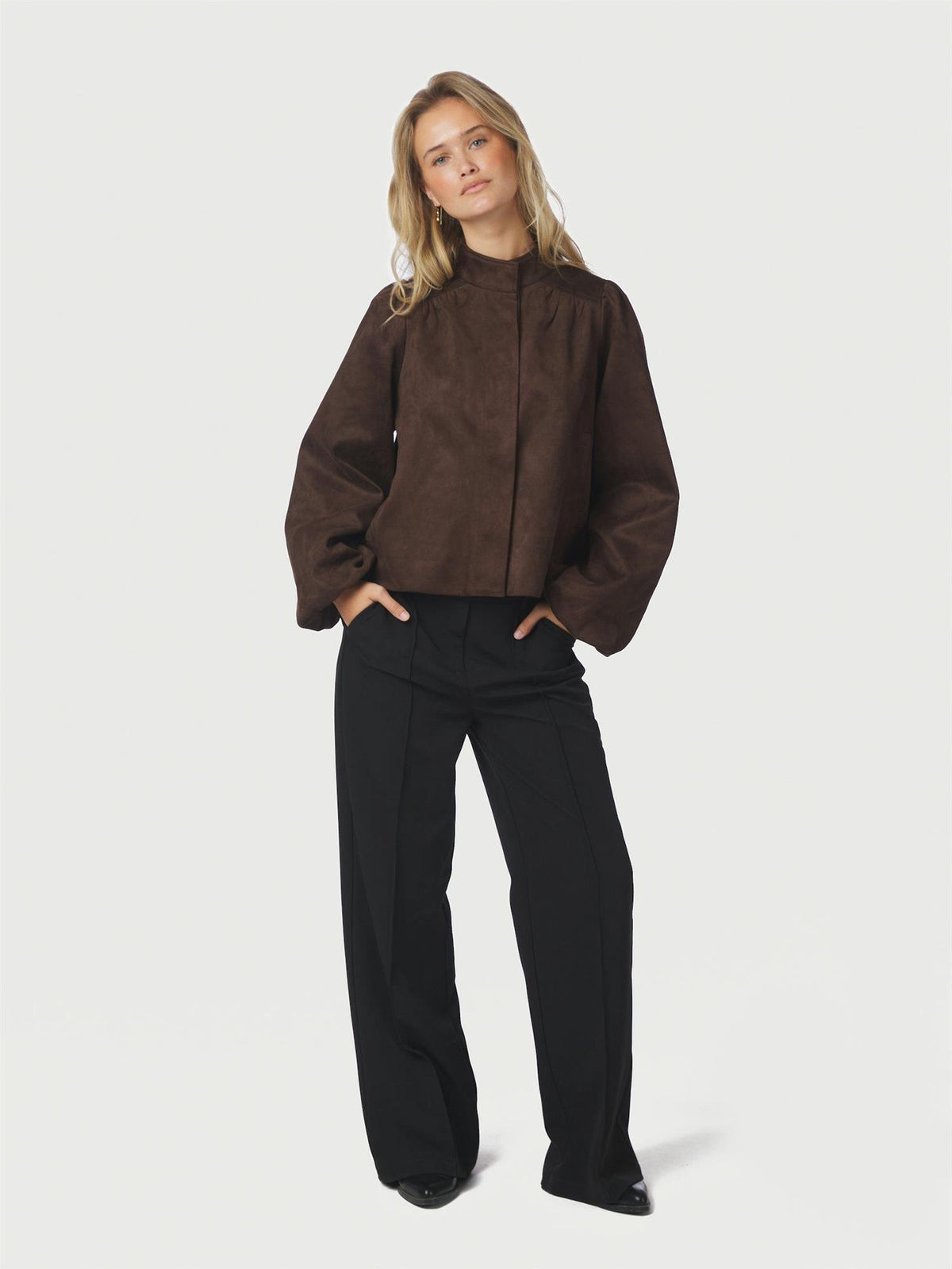 NEO NOIR Tirsa Faux Suede Jacket