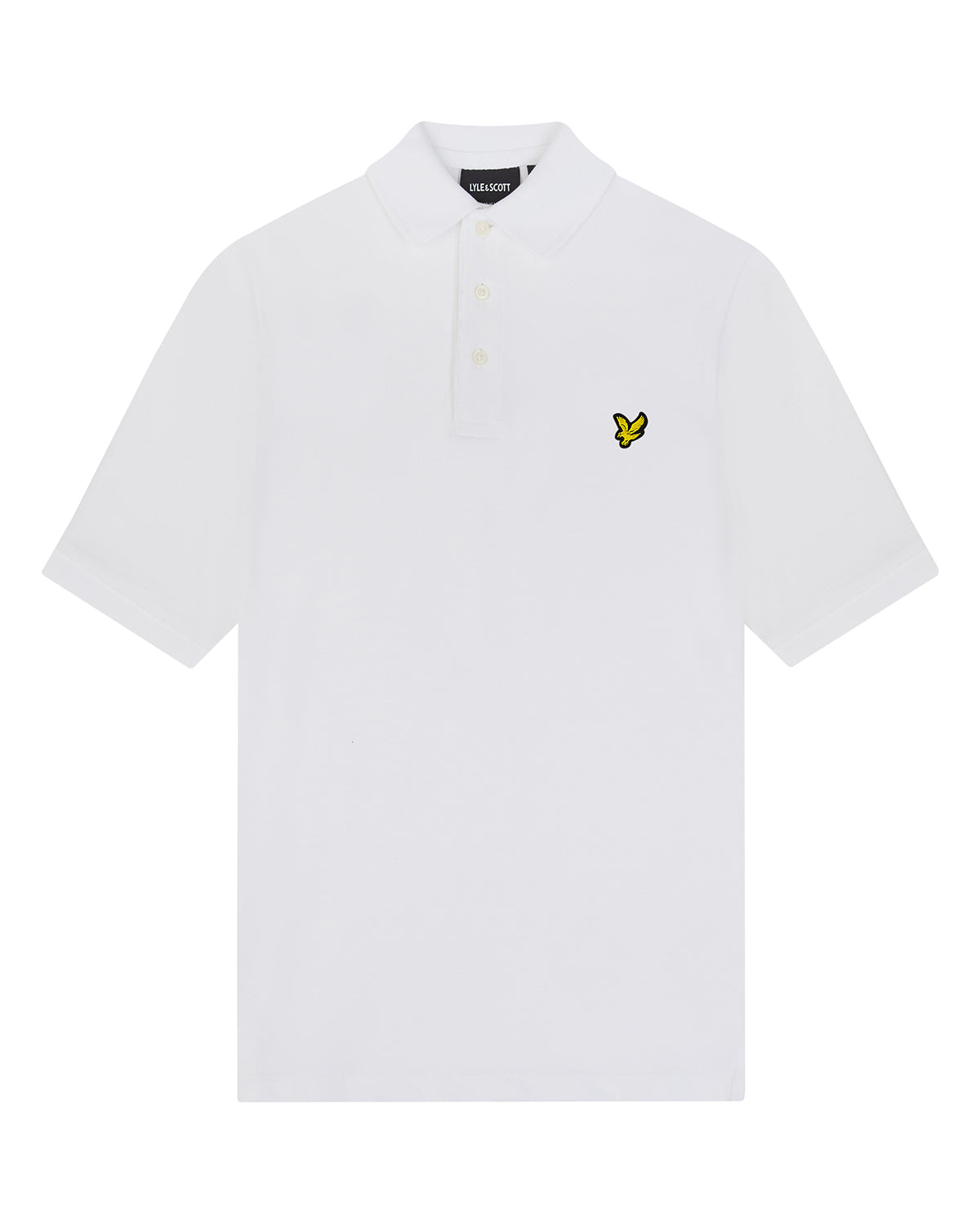 LYLE & SCOTT Polo T-skjorte Hvit