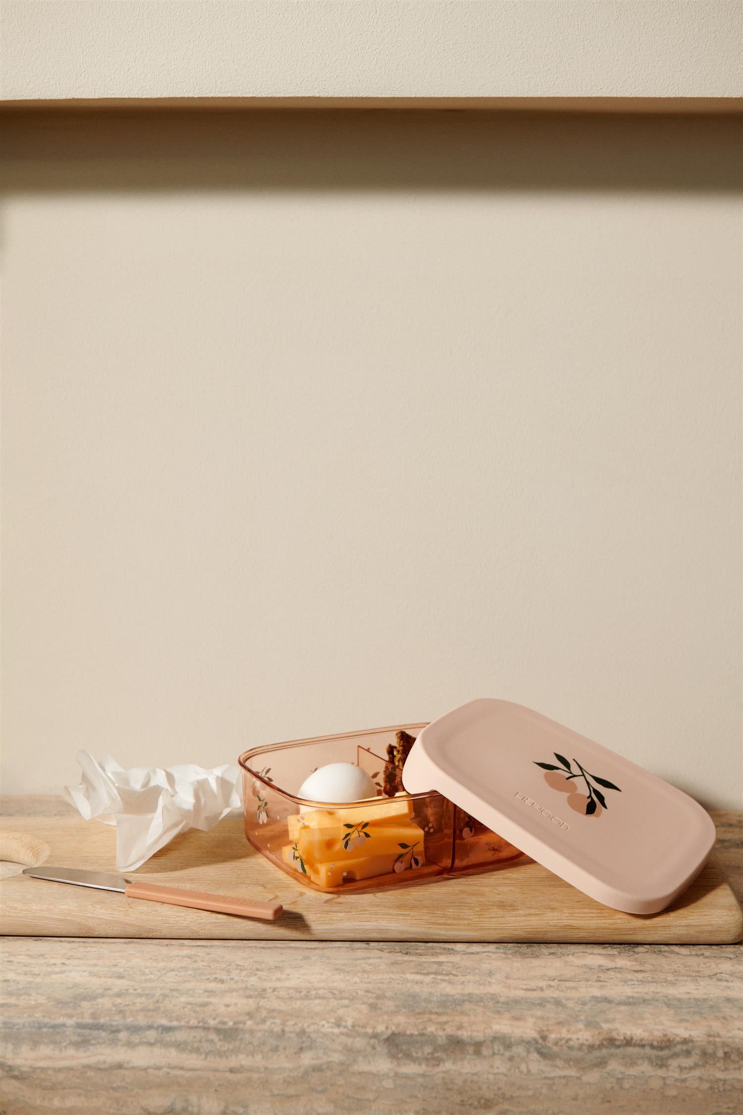 LIEWOOD Ako Tritan Snackbox,Peach