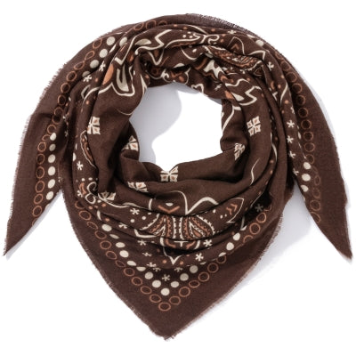 ENDLESS El Paso Scarf Mørk Brun