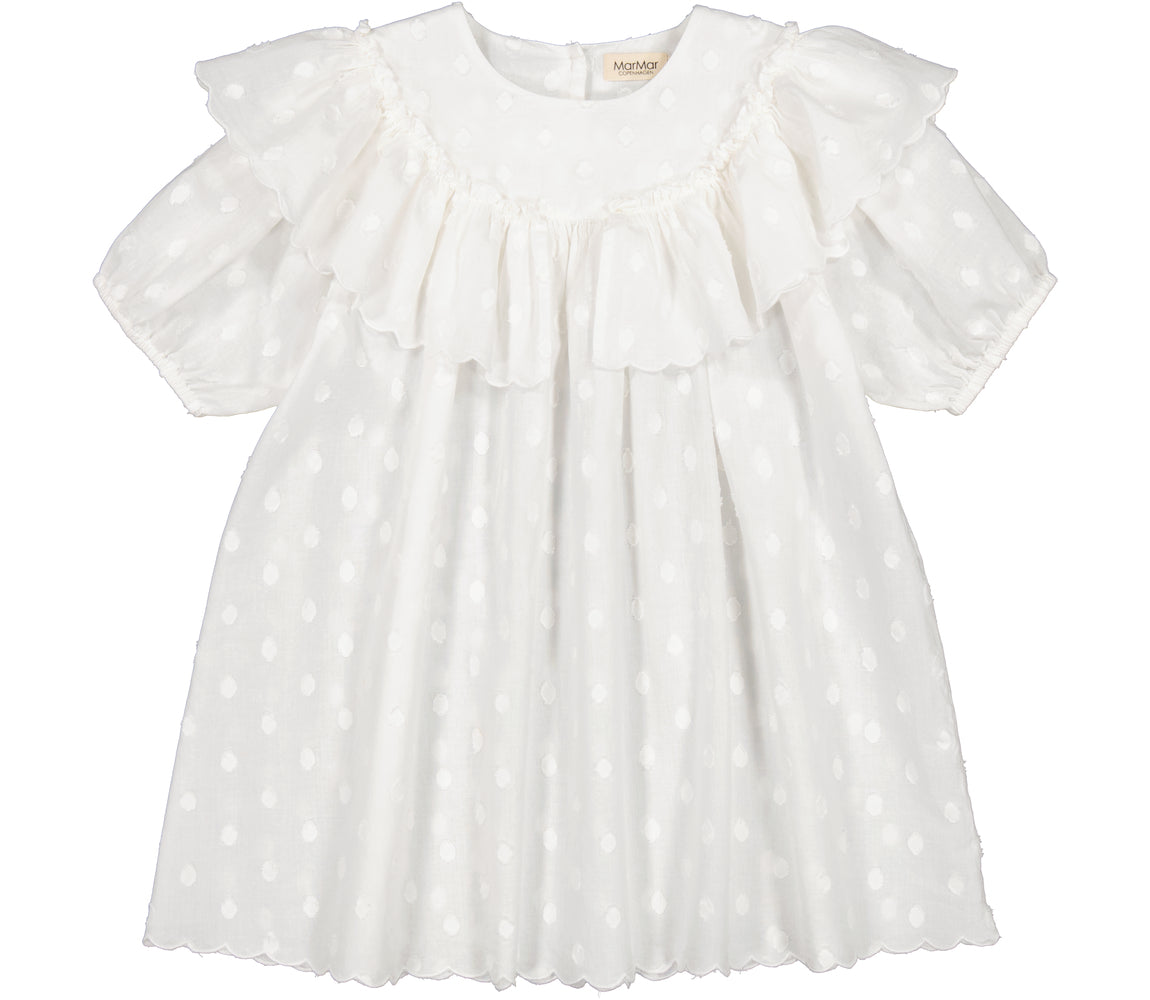 MARMAR COPENHAGEN 3-12ÅR Delsa Dots Dress Krem