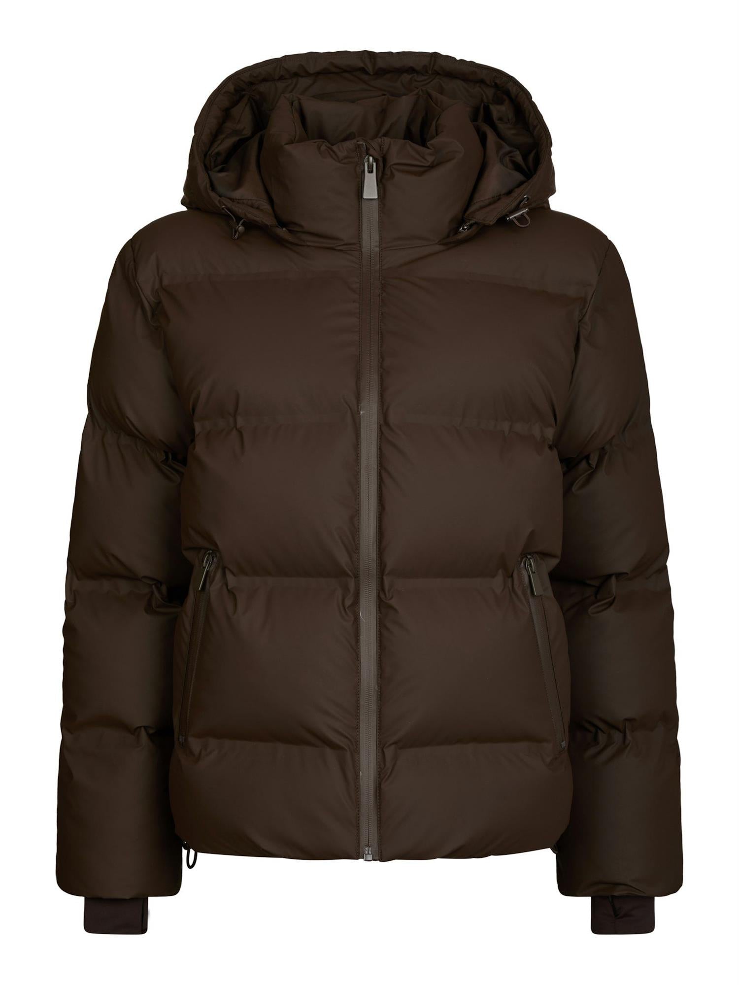 NEO NOIR Fox C Puffer Jacket Dark Brown