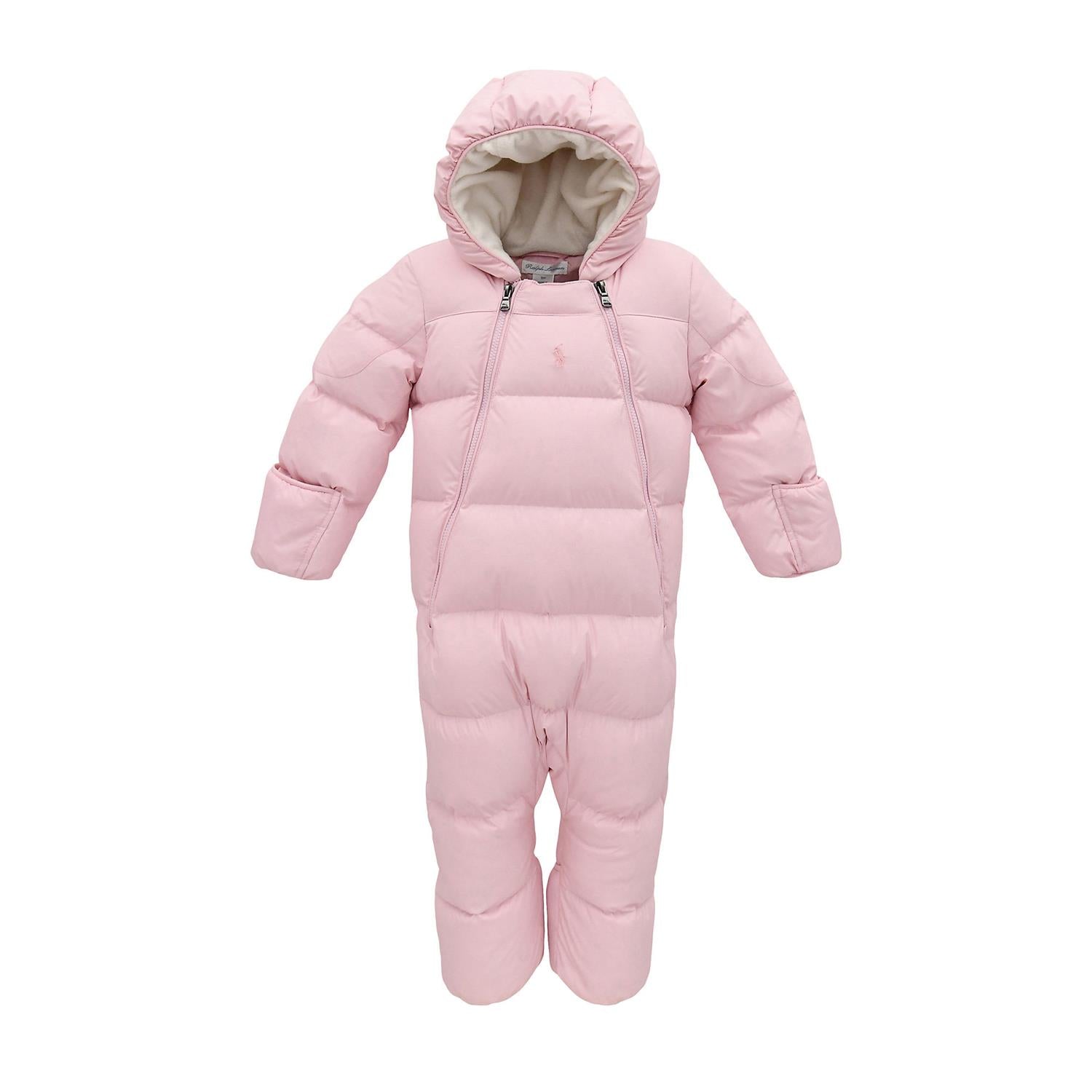 RALPH LAUREN Baby 0-24mnd. Down hooded bunting Rosa