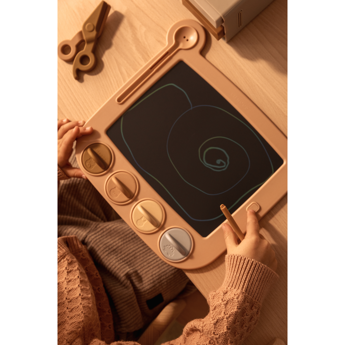 LIEWOOD Venzora Magic Drawing Board Blå Mix