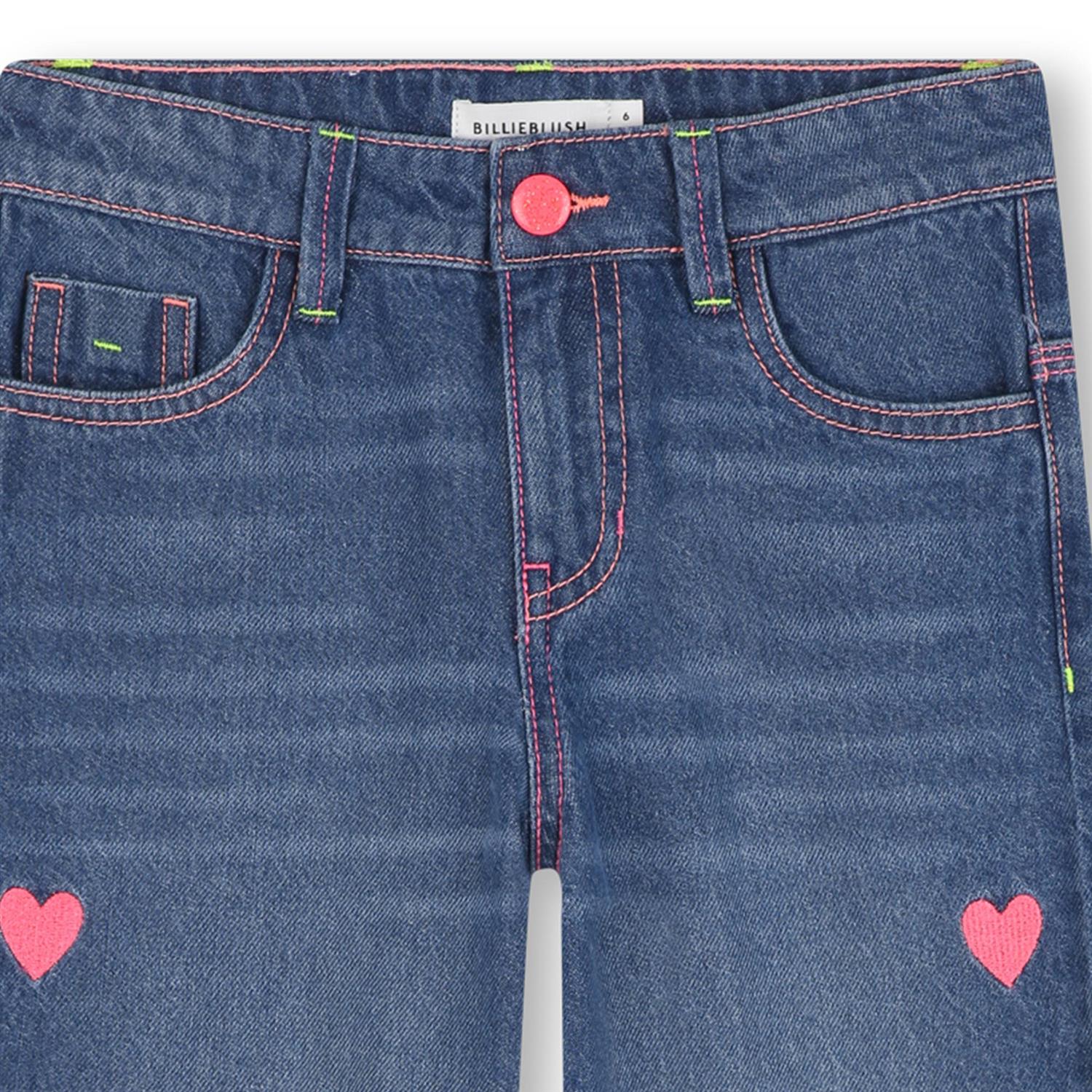 BILLIEBLUSH Jeans m/hjerter Jeans Blå