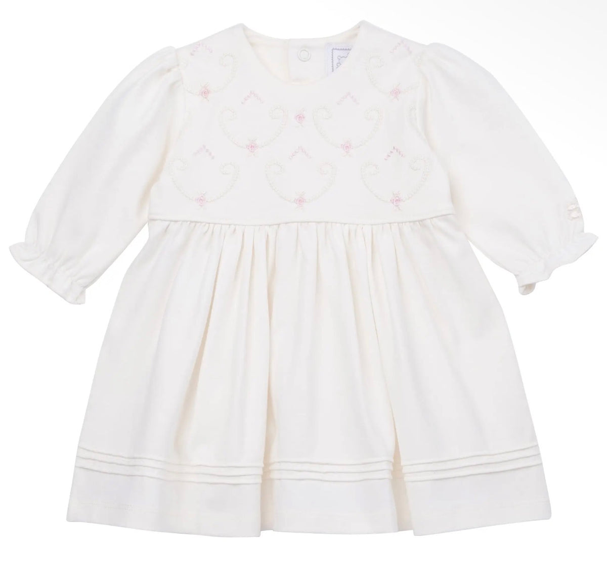 EMILE ET ROSE Harper,Kjole m/broderi Krem