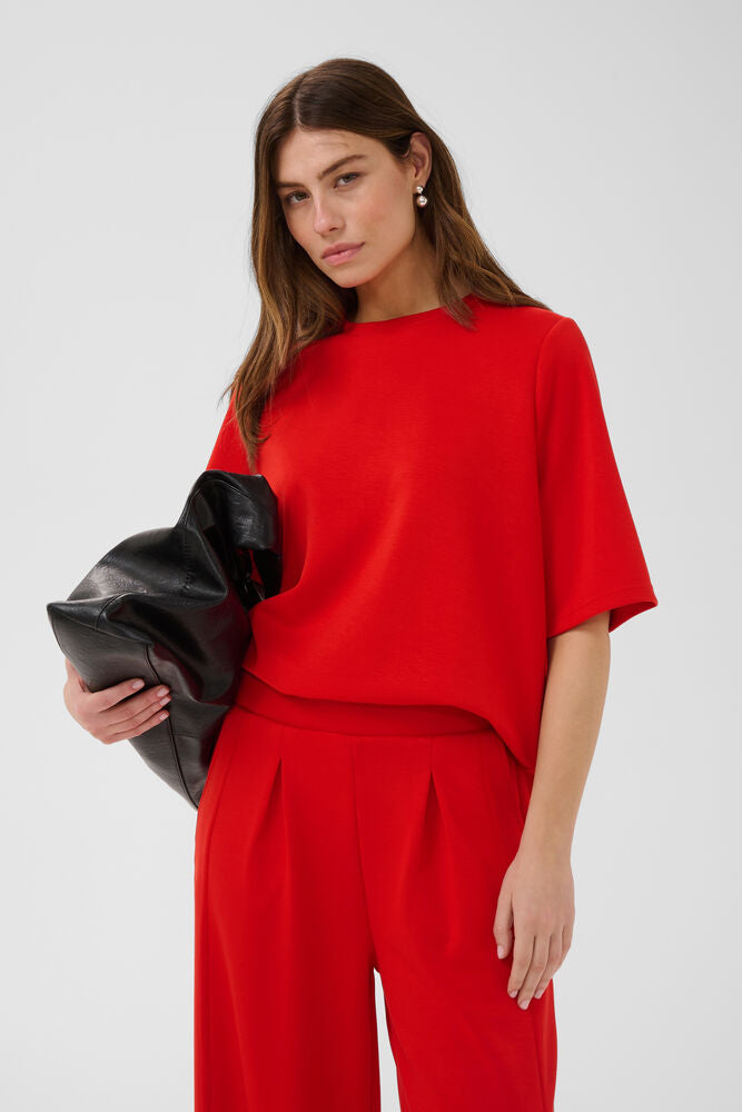 CULTURE Hara Chabrina Tee Red