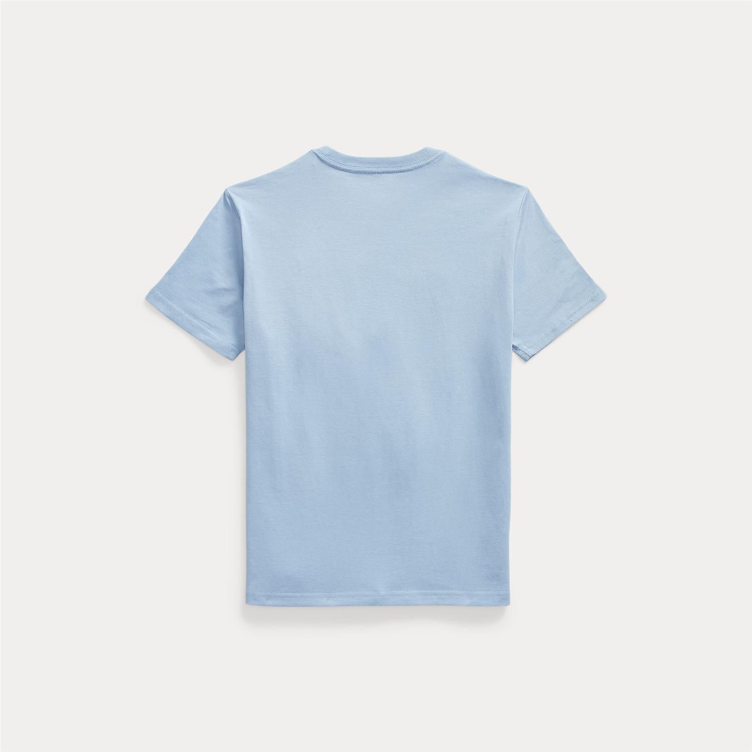 RALPH LAUREN 8-16År T-skjorte Stor Logo Lyseblå