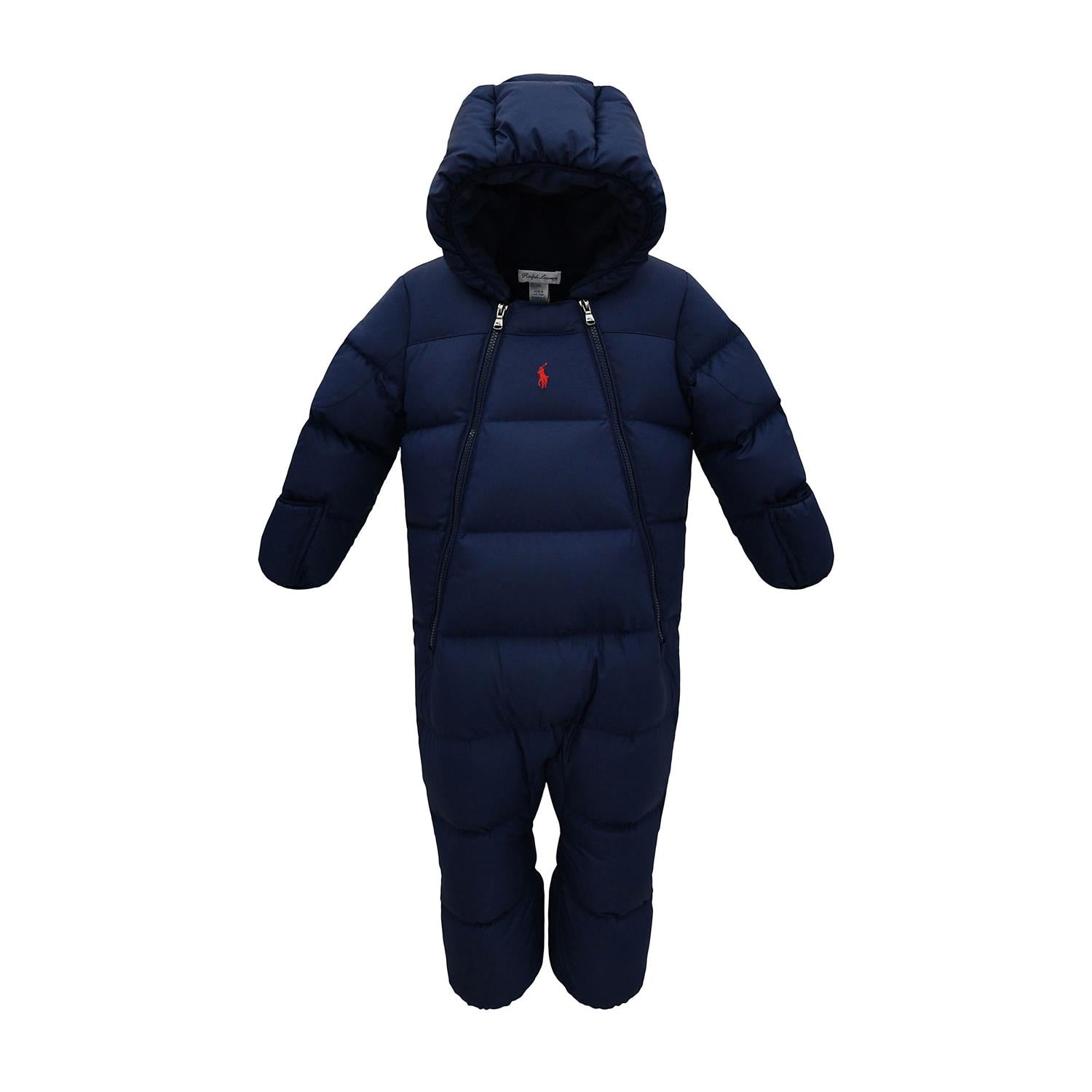 RALPH LAUREN Baby 0-24mnd. Down hooded bunting Mørkeblå