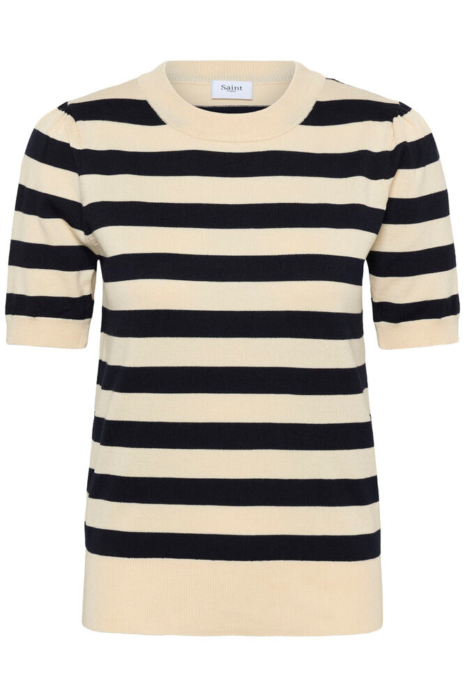 SAINT TROPEZ Mila Block Stripe Pullover