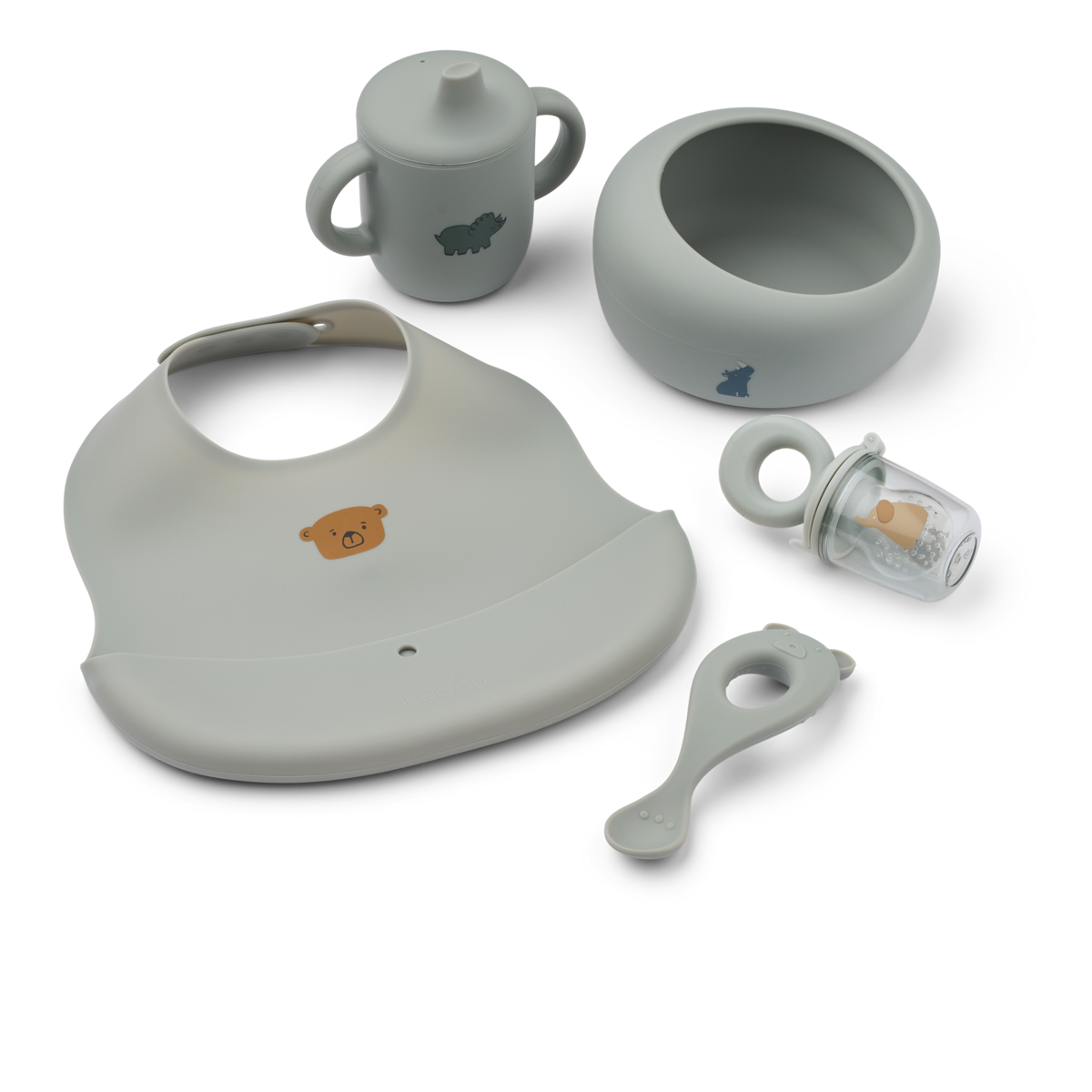 LIEWOOD Mileah Baby Set,Dove Blue