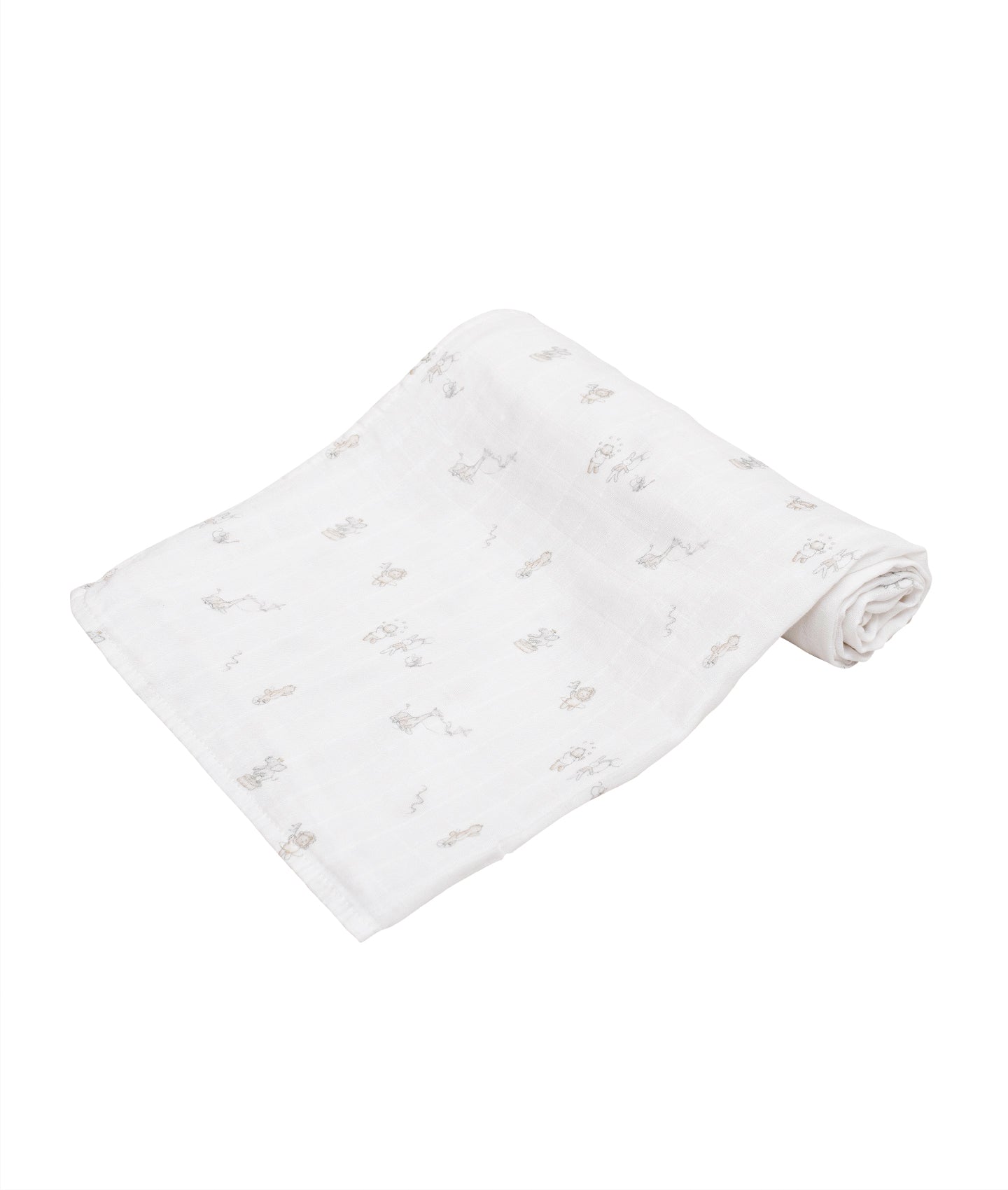 LIVLY Celebration Parade Swaddle Blanket Hvit - Farmor Ingvarda