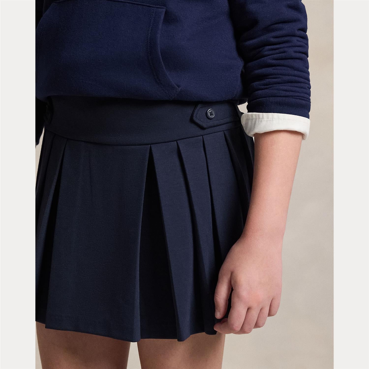 RALPH LAUREN 8-16År Skjørt m/shorts,Jente Mørkeblå