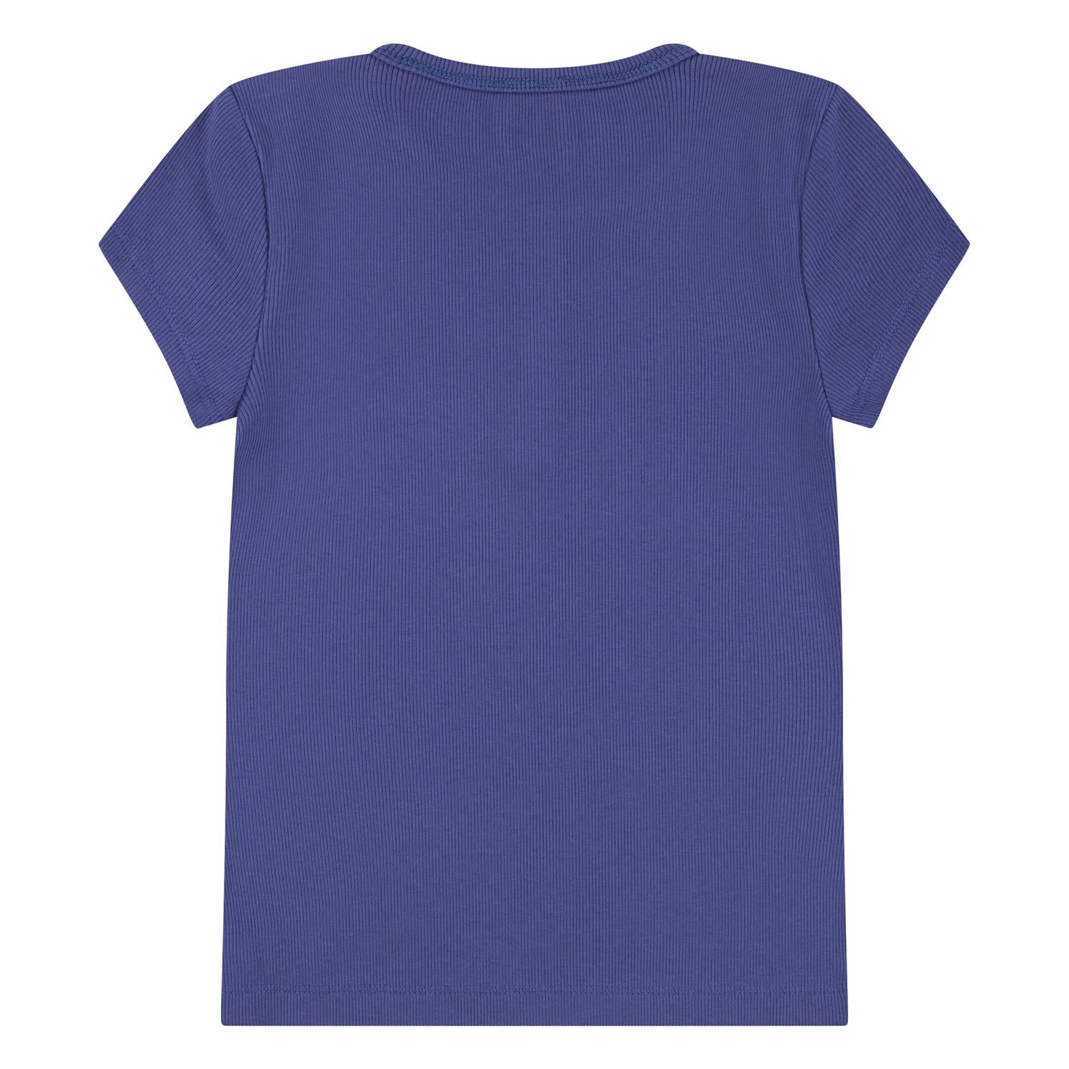 ABERCROMBIE & FITCH Rib Topp Blålilla