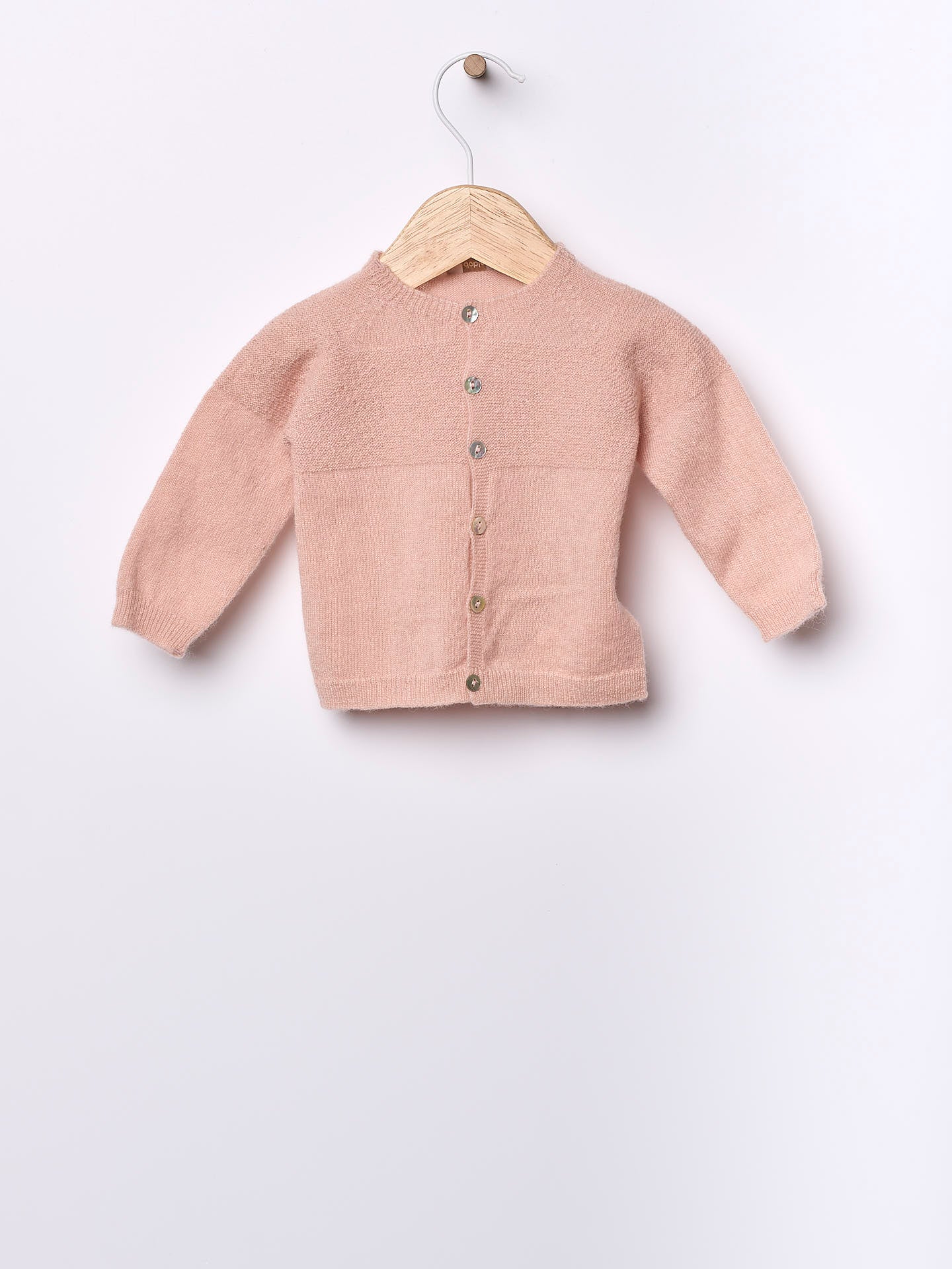 WEDOBLE Strikket jakke,Ull/cashm. Gammelrosa