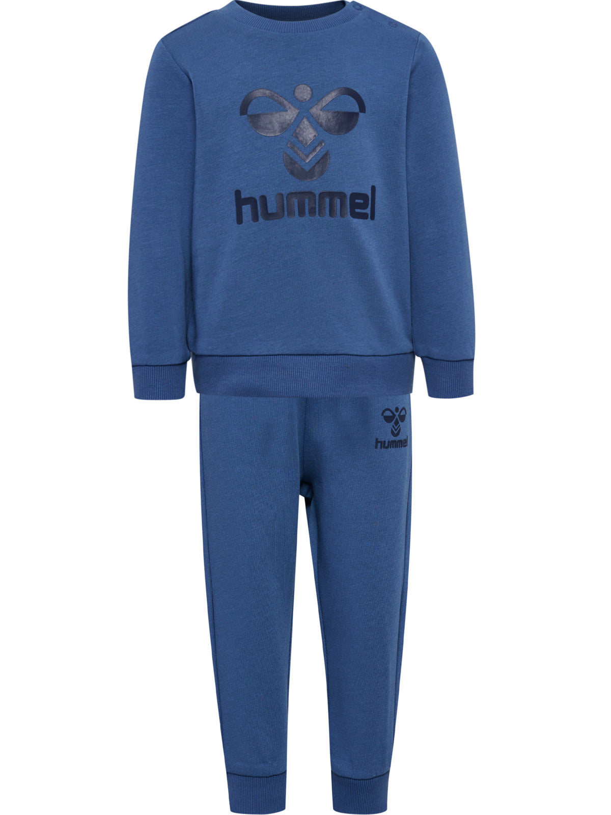 HUMMEL 0-4ÅR Arine crewsuit Mellomblå