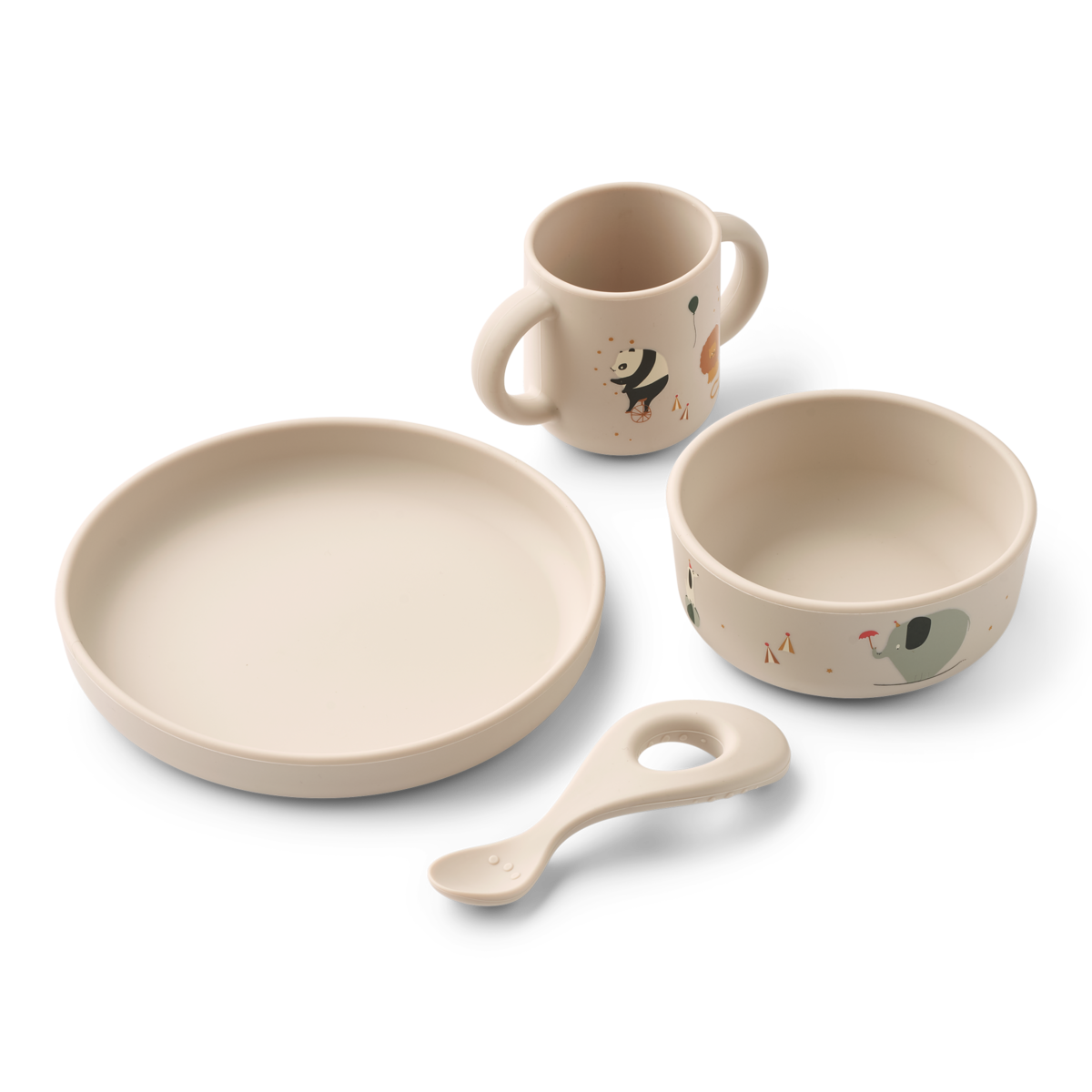 LIEWOOD Vivi Printed Silicone Set,Circus
