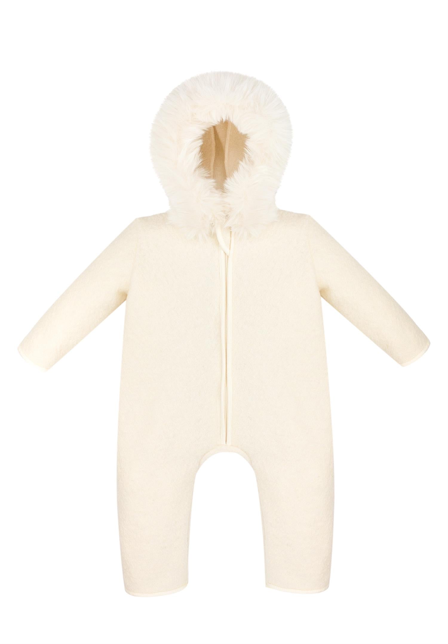 JAMIKS Theo Ulldress m/fjuskepels Krem