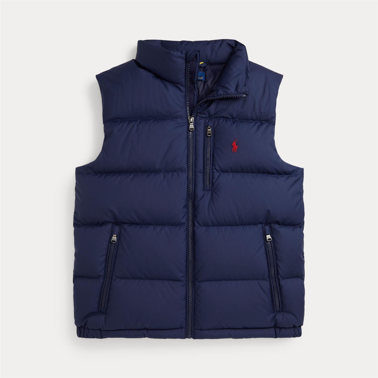 RALPH LAUREN 8-16År Boblevest Mørkeblå