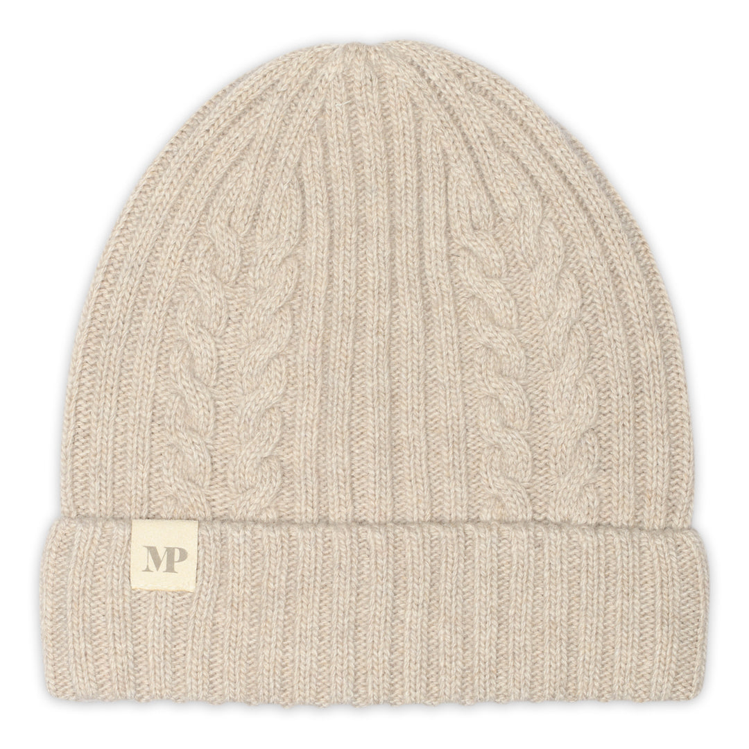 MP, LUER Helsinki Beanie Beige Melert