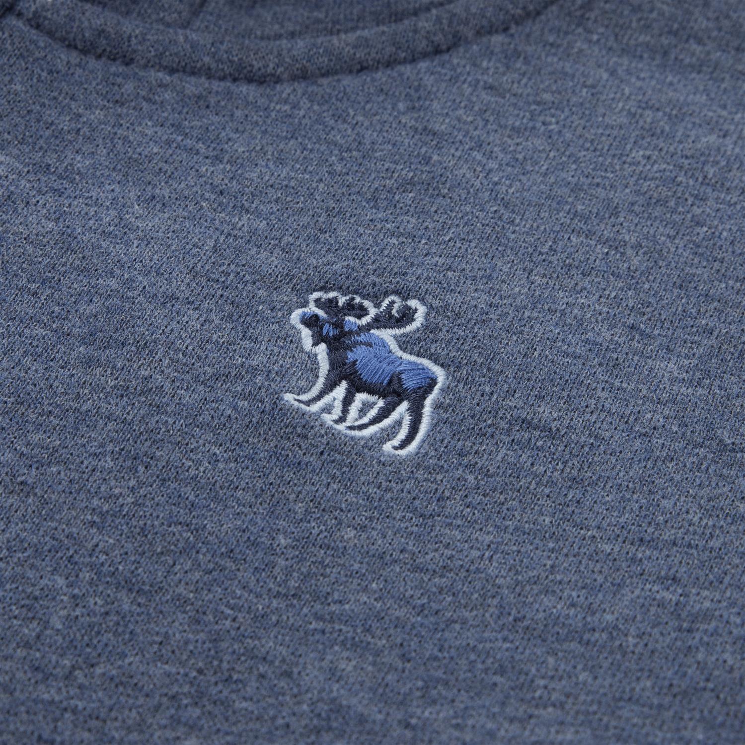 ABERCROMBIE & FITCH Hettejakke Blå Melert