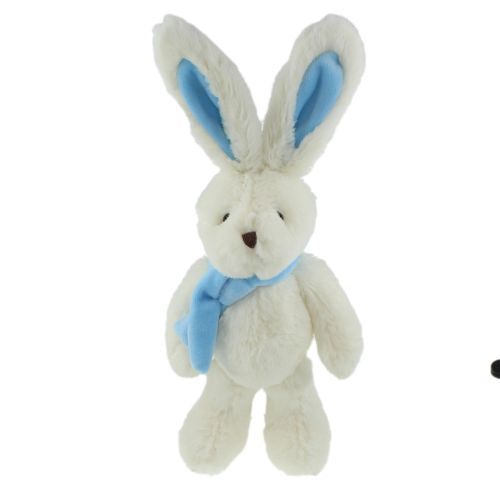 TINKA Kanin m/tørkle,25cm Krem/Blå