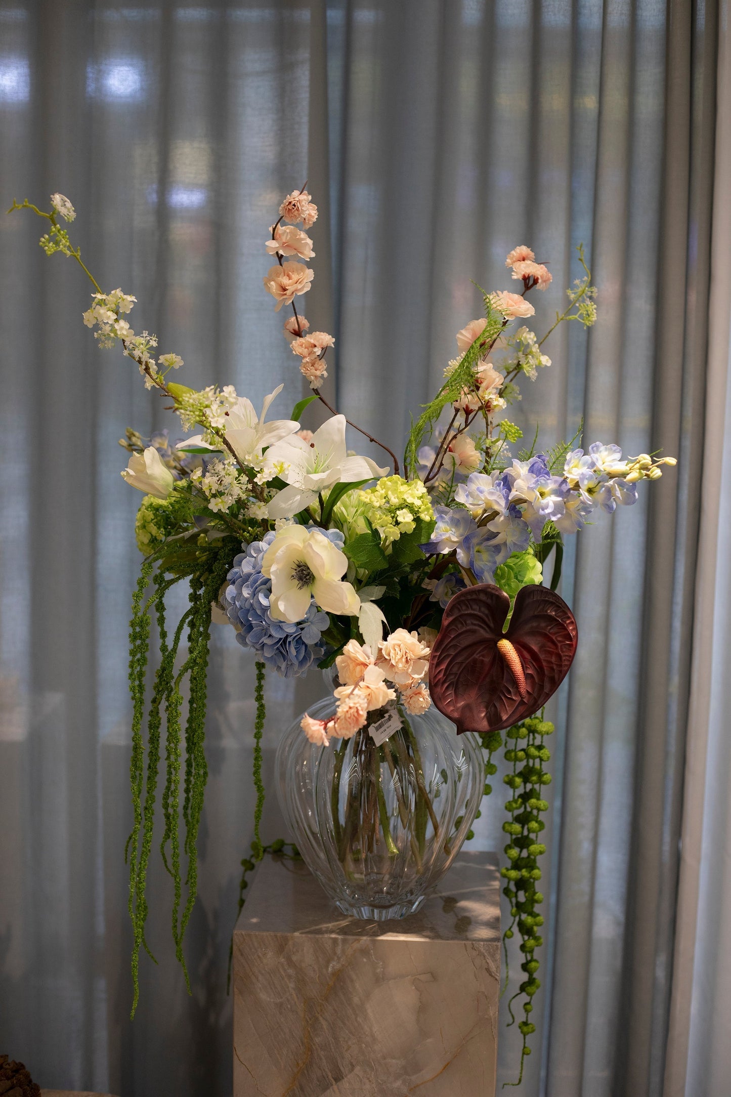 SPECKTRUM Fontanesia white branch kunstig blomst